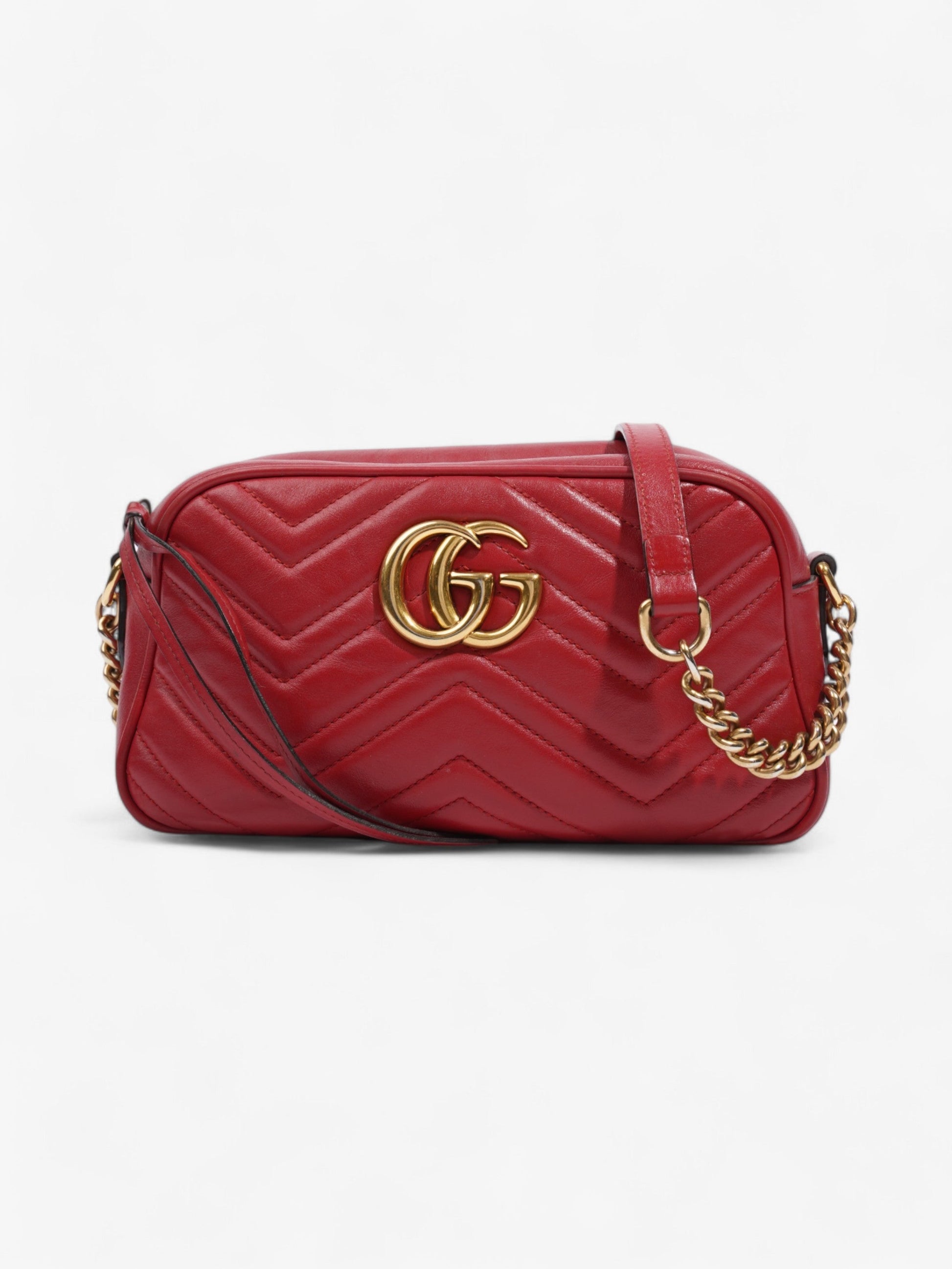 Gucci Marmont Small Crossbody Bag Leather Matelasse 17