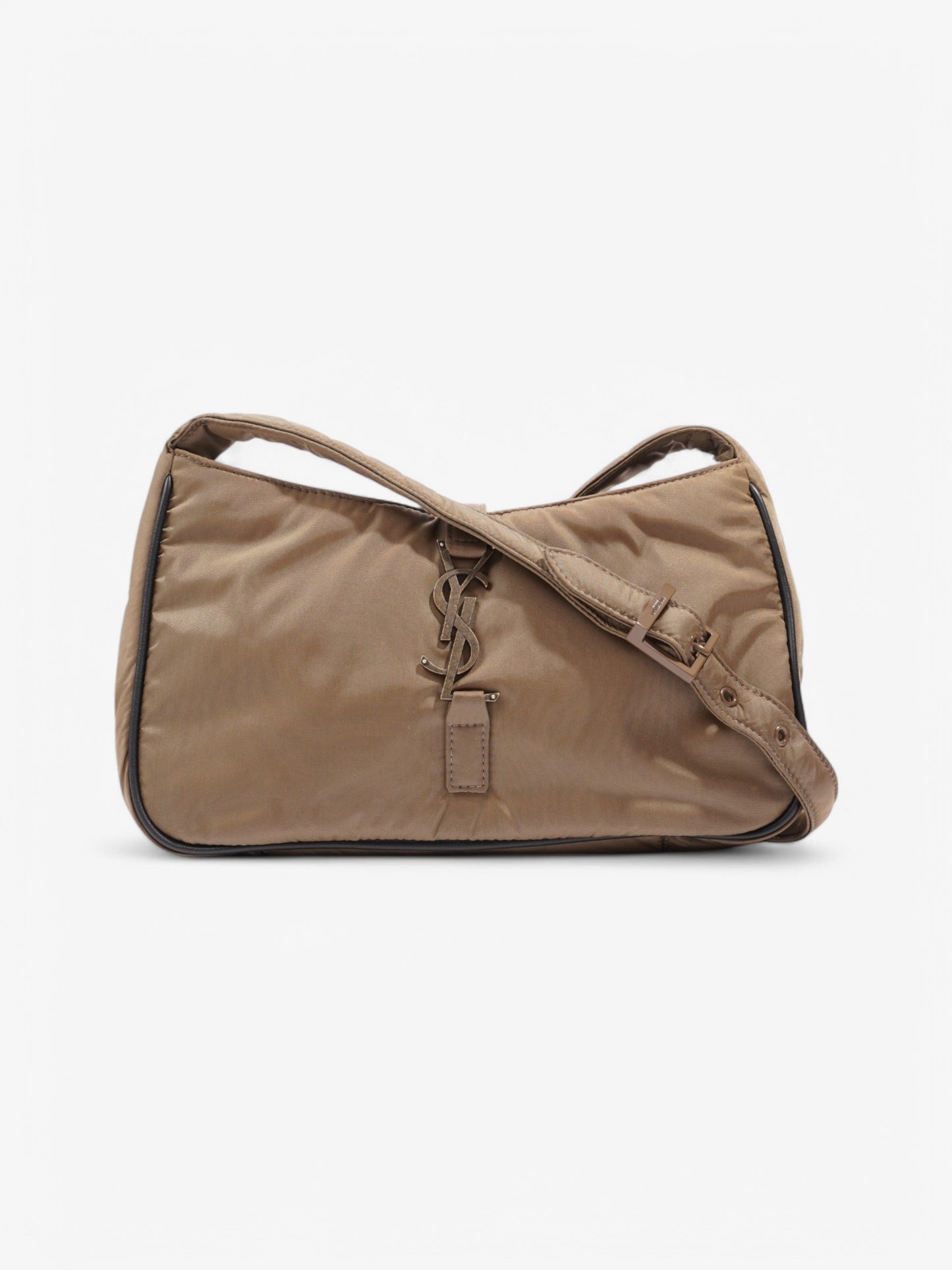 YSL Saint Laurent Shoulder Bag Khaki Nylon