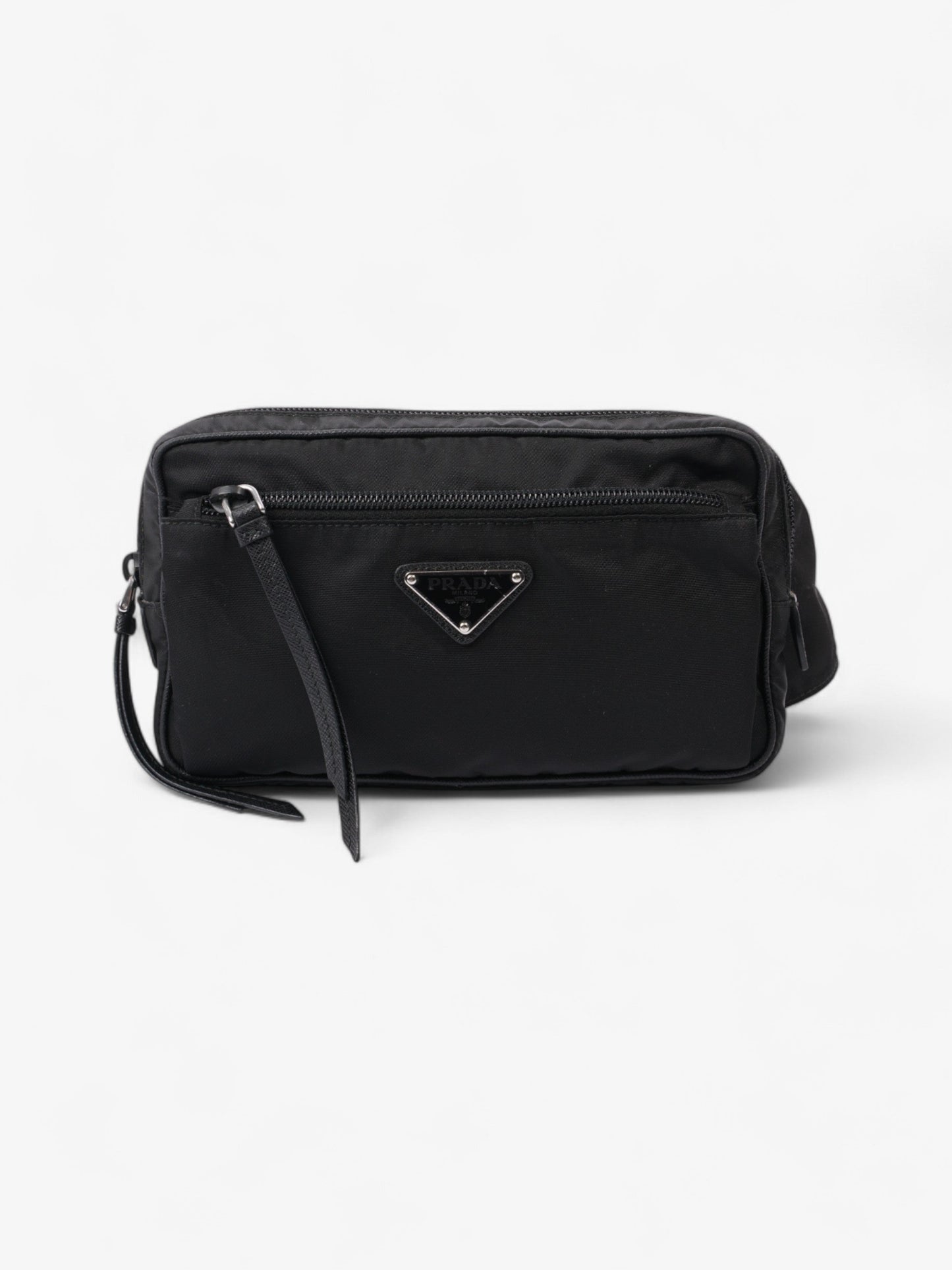 Prada Bum Bag Nylon Black Travel Bag