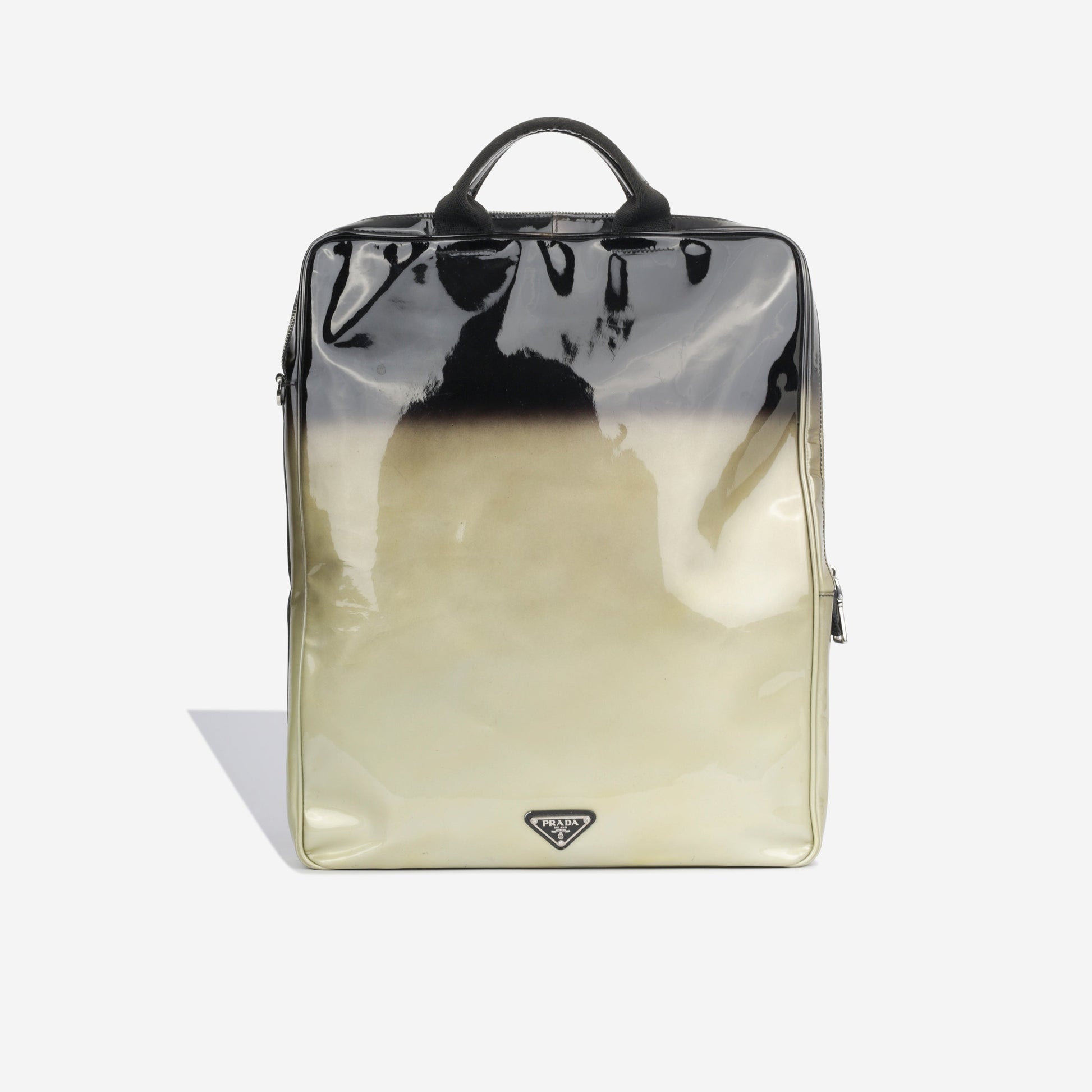 Prada Vernice Ombre Bag Patent Tote Bag