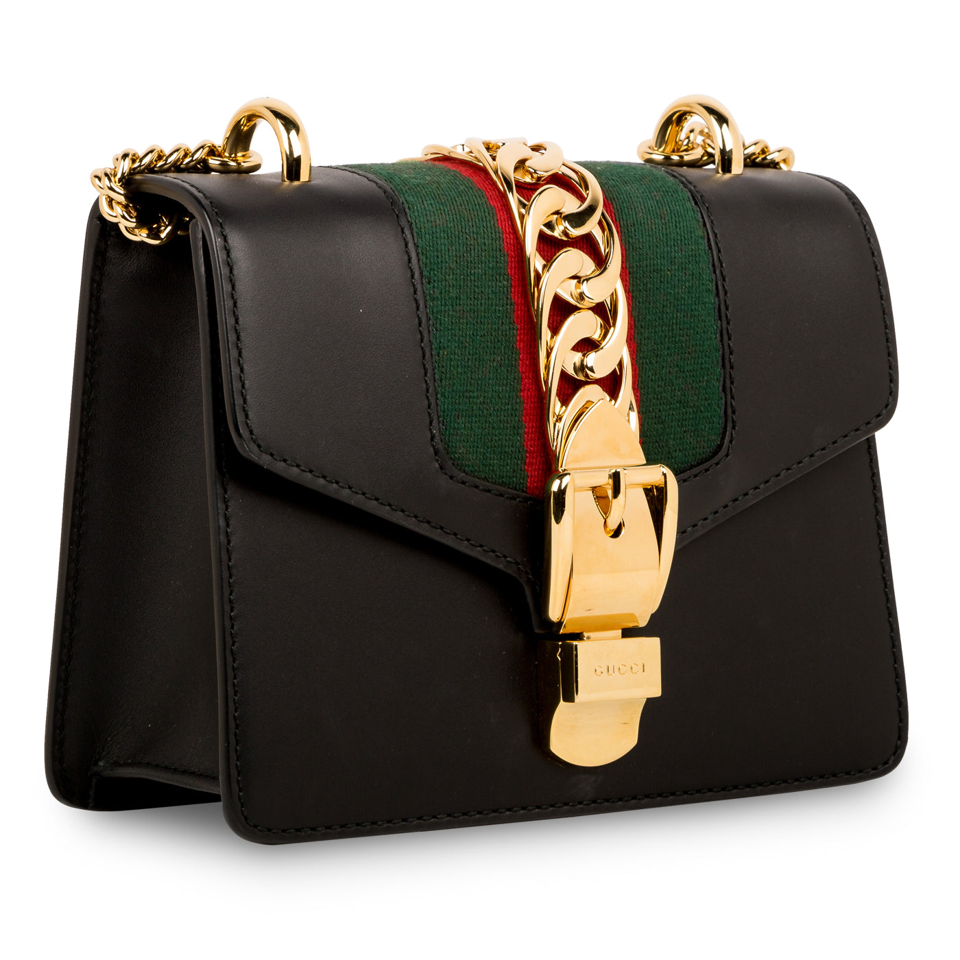 Gucci Sylvie Bag Leather Mini Shoulder Bag