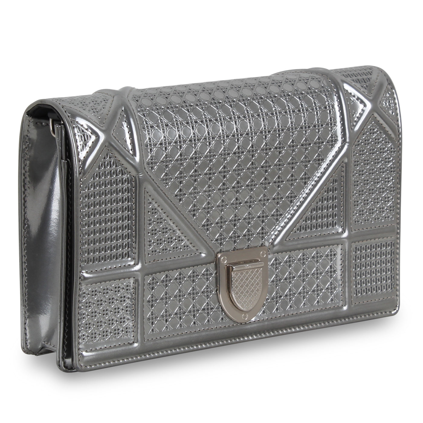 Dior Christian ama Woc Metallic Shoulder Bag