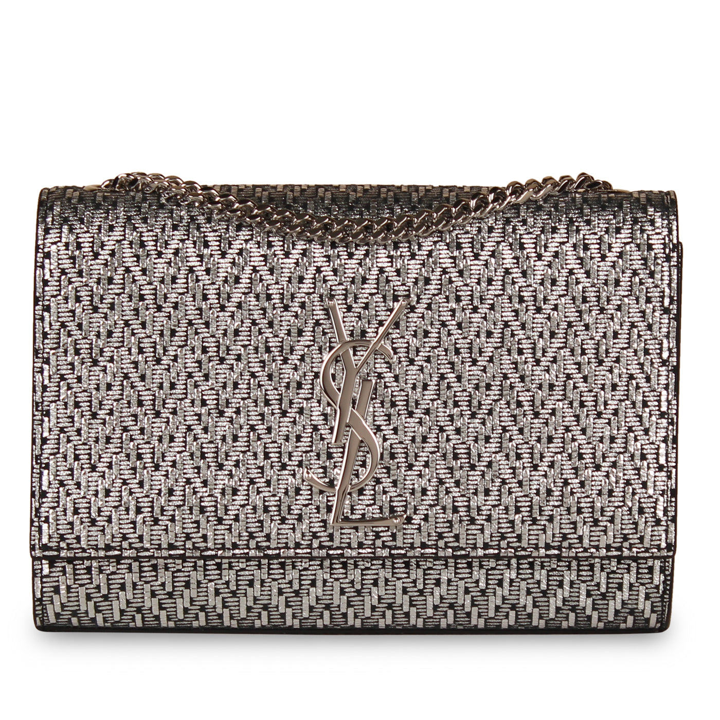 YSL Saint Laurent Kate Bag Silver Small Crossbody Bag