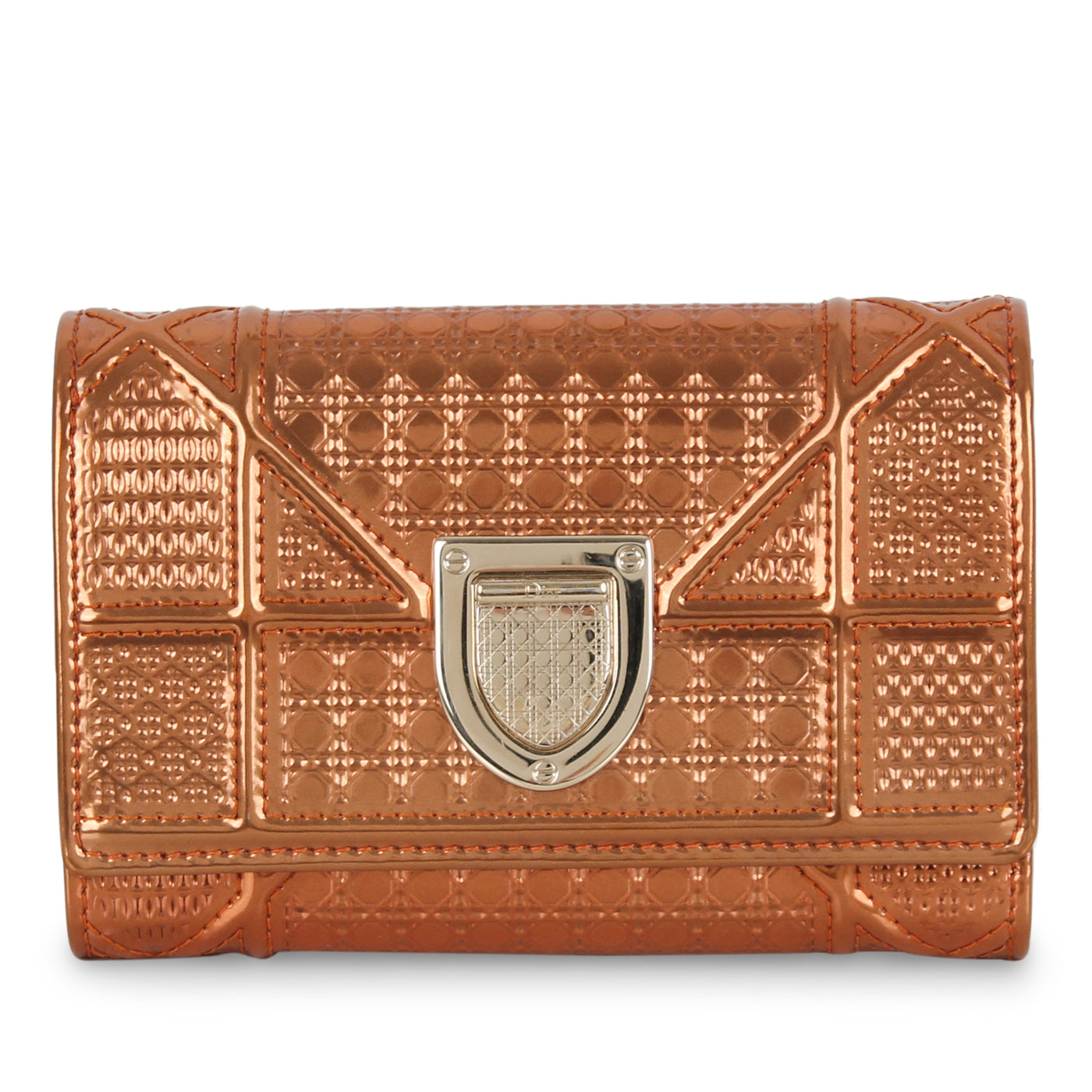 Dior Christian ama Purse Bronze Shoulder Bag