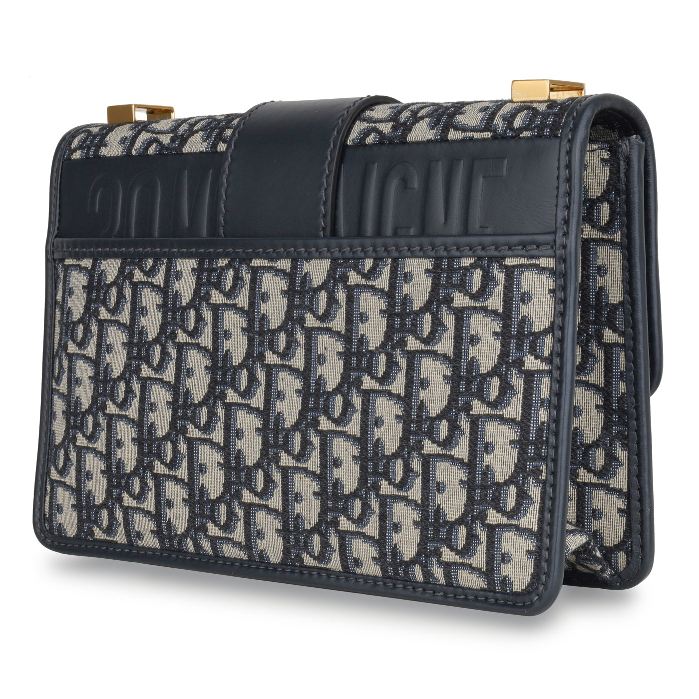 Dior Christian Montaigne Bag Oblique Canvas Crossbody Bag Oblique Canvas Navy