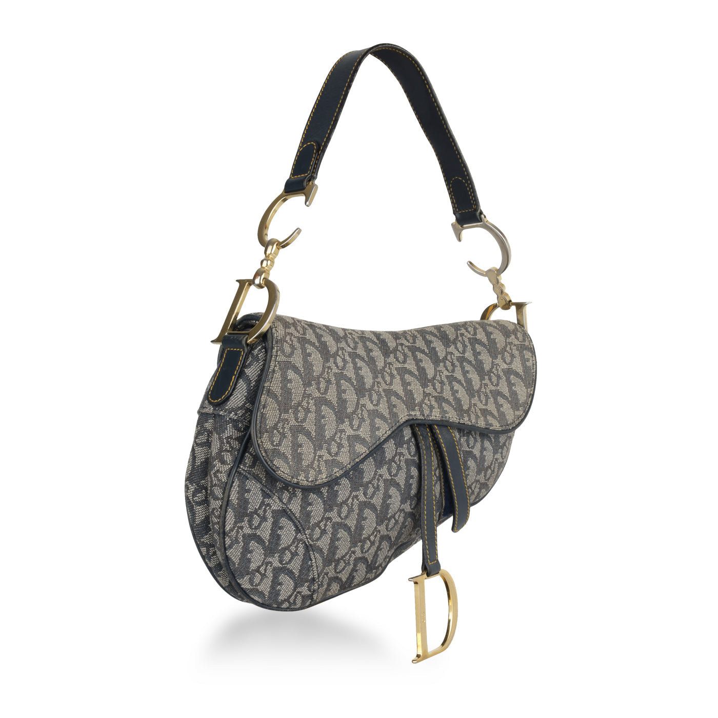 Dior Christian Saddle Bag Oblique Shoulder Bag