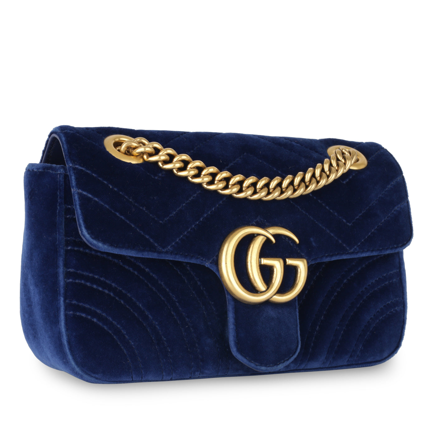 Gucci Marmont Velvet Shoulder Bag Mini Velvet Ghw