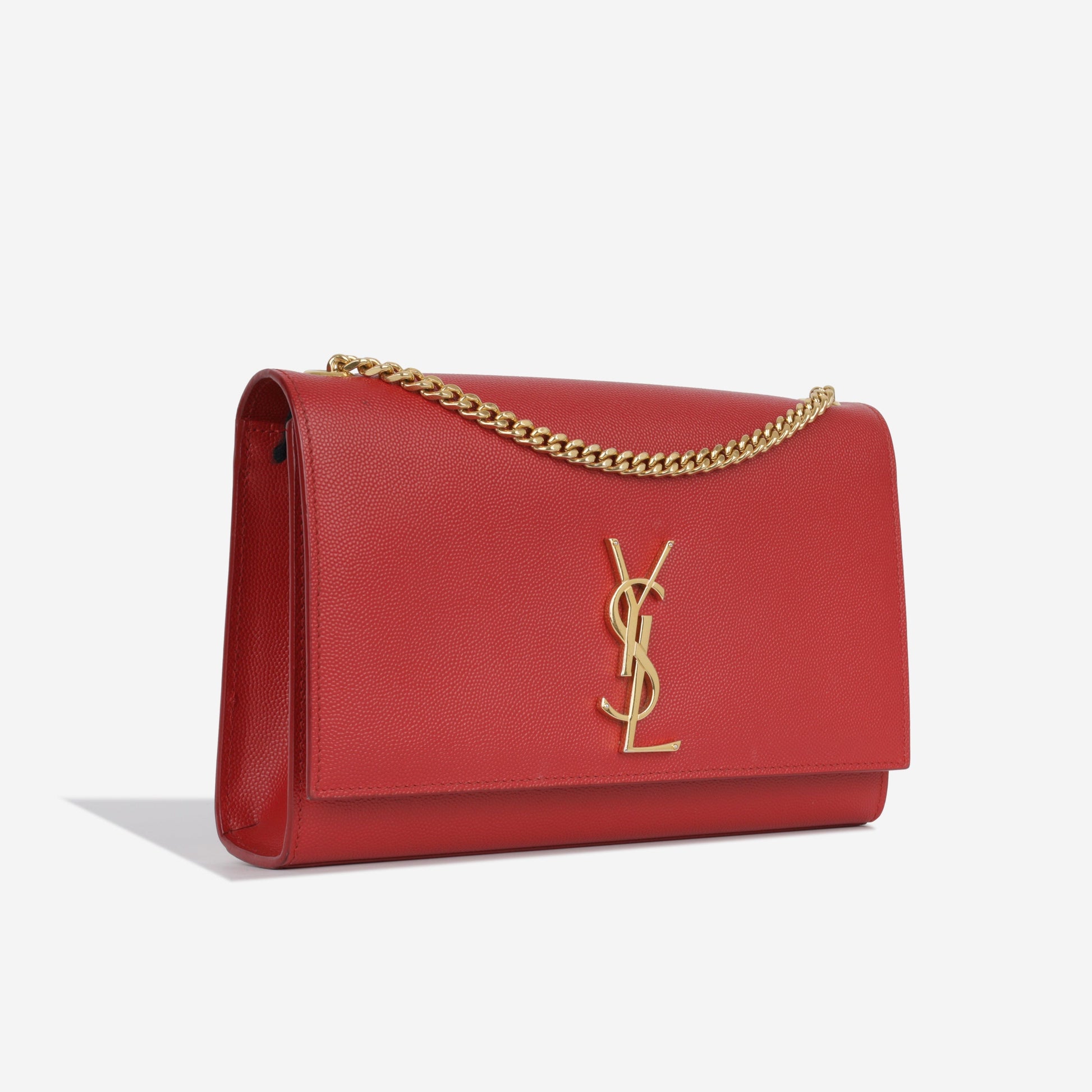YSL Saint Laurent Kate Bag Medium Crossbody Bag Grained Leather Ghw