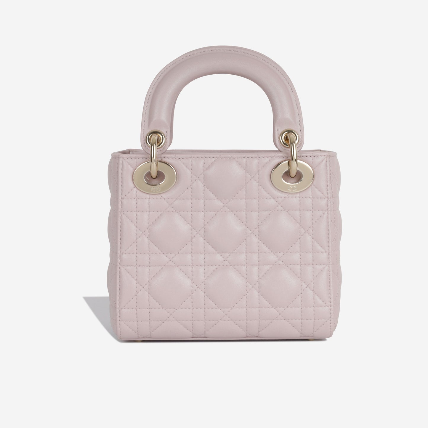Dior Christian Lady Crossbody Bag Mini Pink Lambskin Cghw