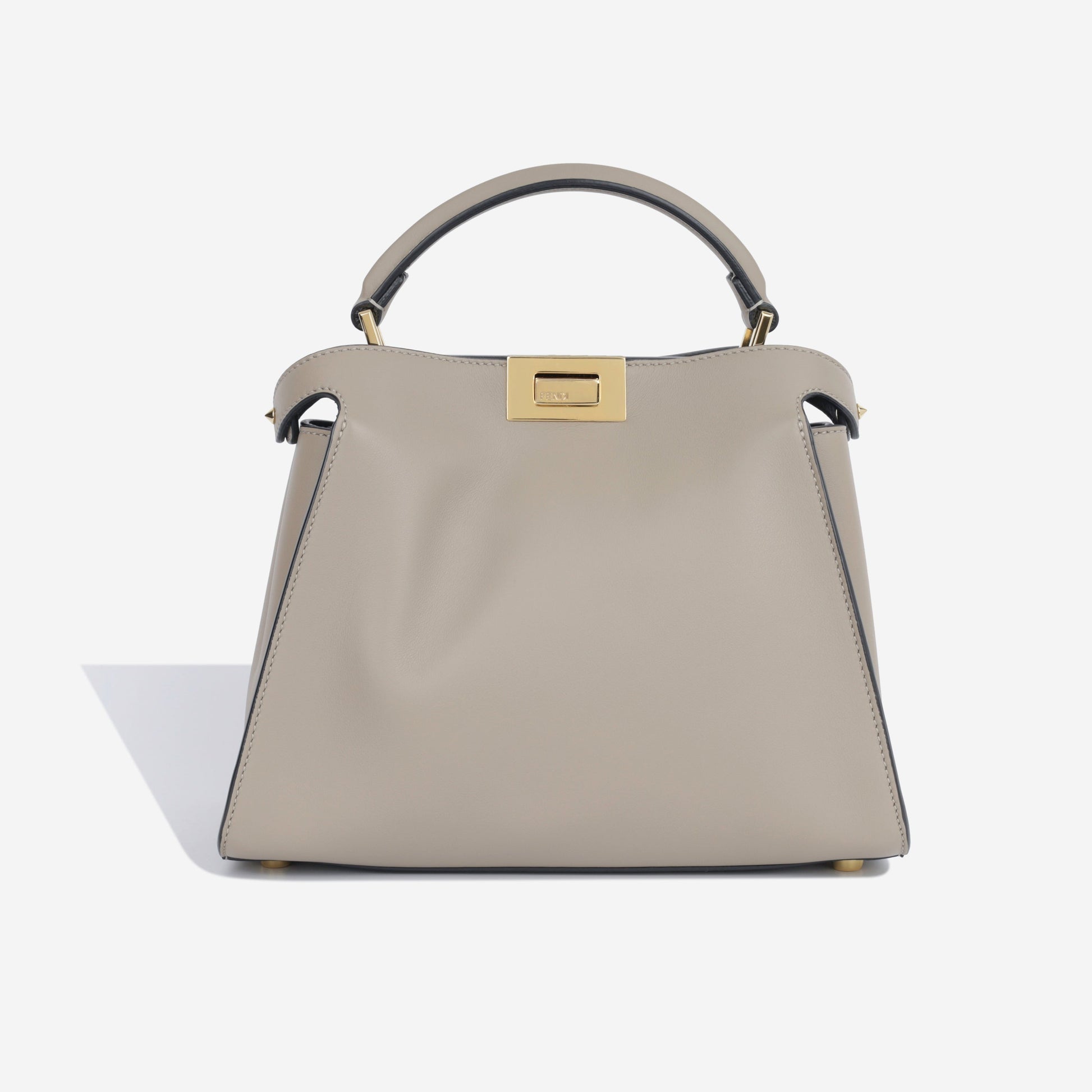 Fendi Peekaboo Iseeu Taupe Crossbody Bag
