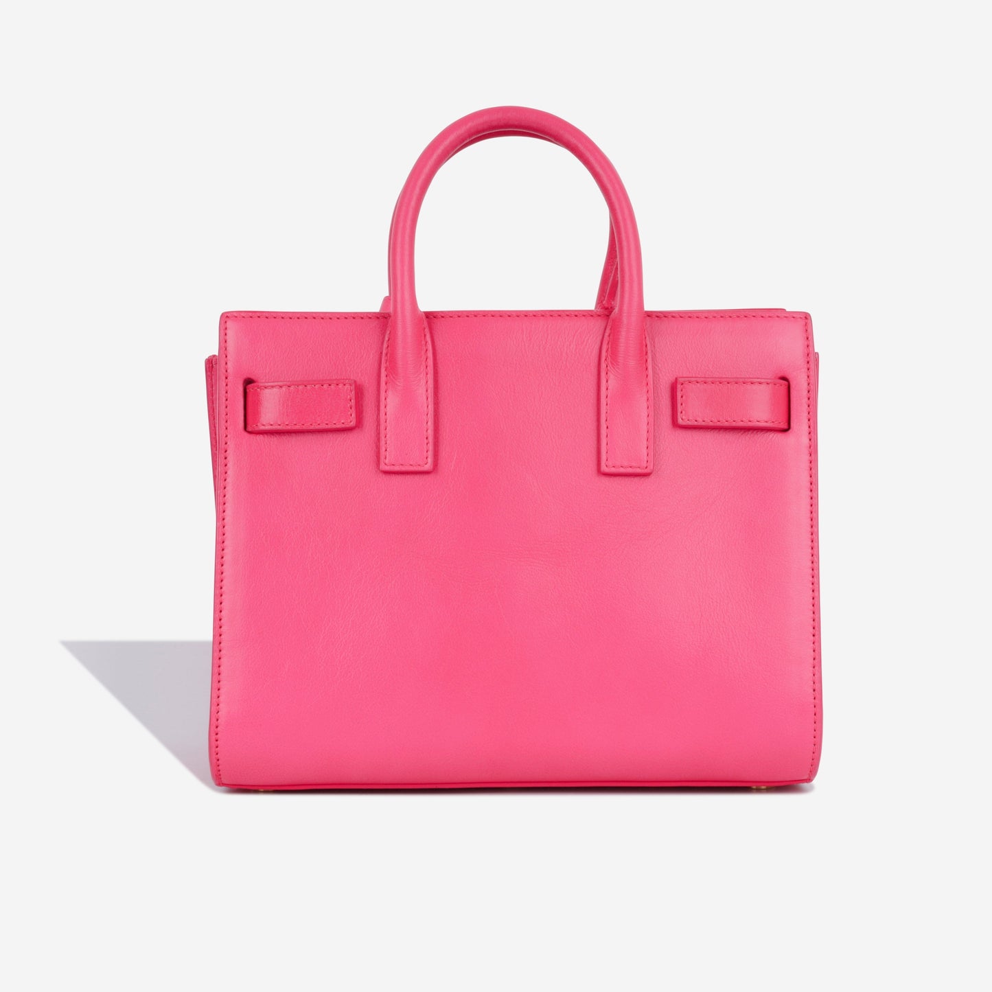 YSL Saint Laurent Nano Sac De Jour Shoulder Bag Pink Calfskin Ghw