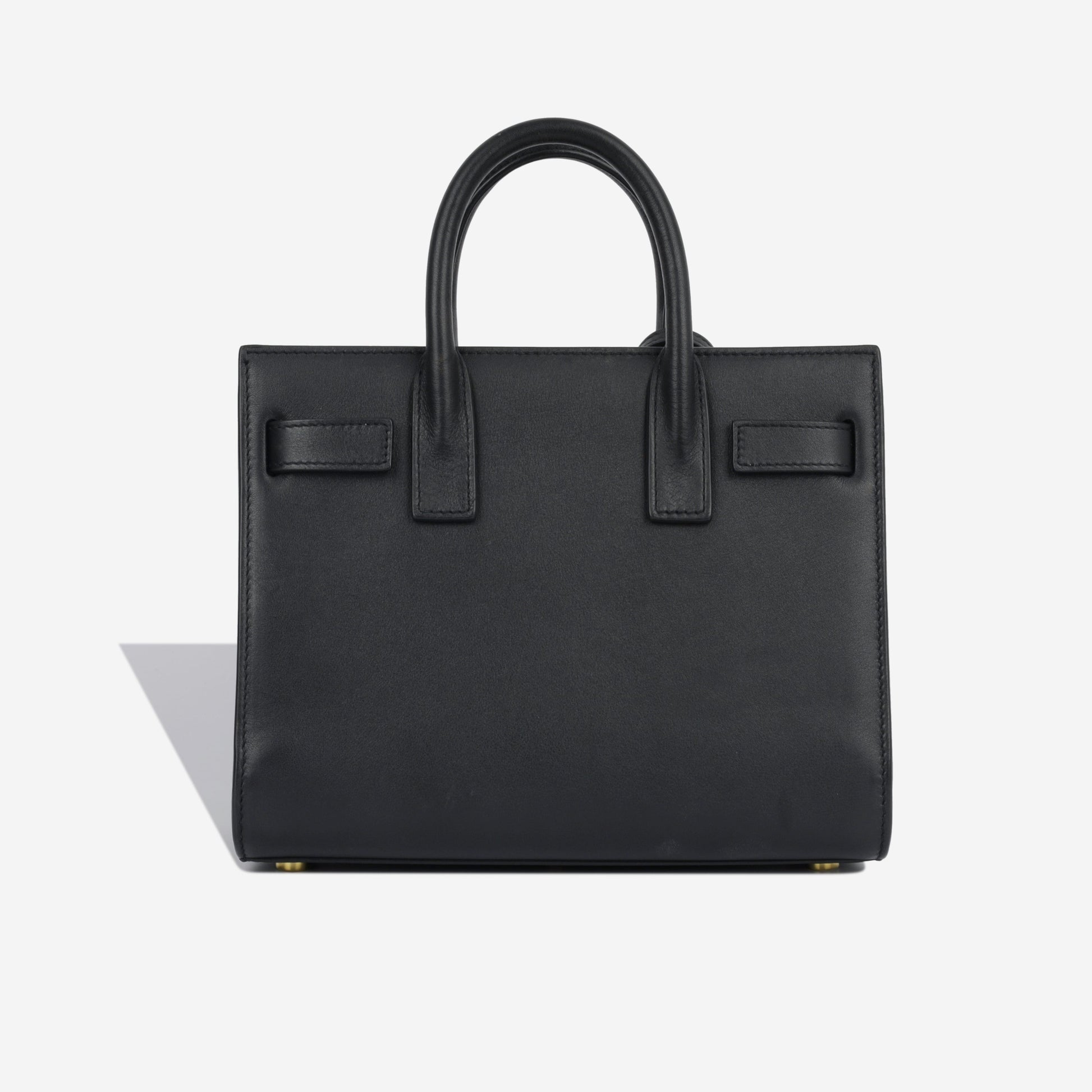 YSL Saint Laurent Nano Sac De Jour Shoulder Bag Ghw Mini Tote