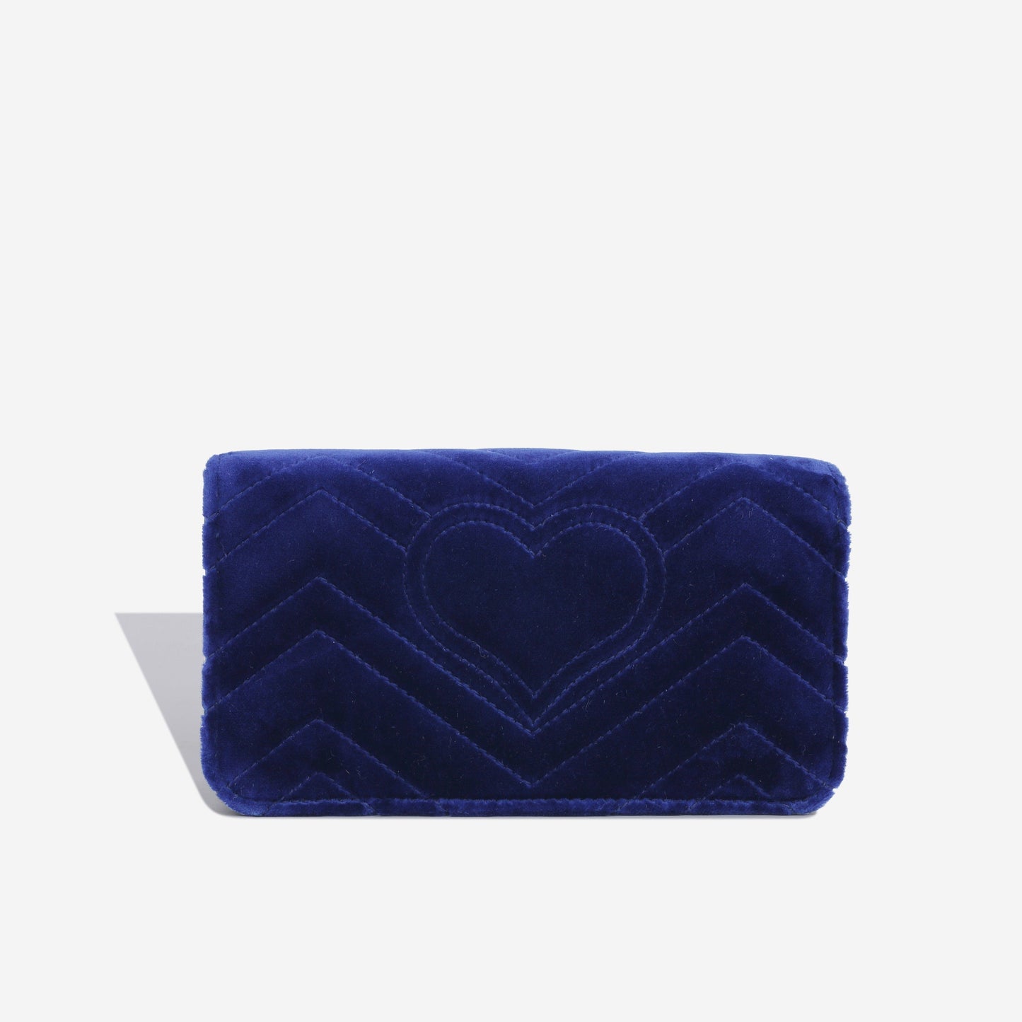 Gucci Velvet Chevron Crossbody Bag Mini Flap