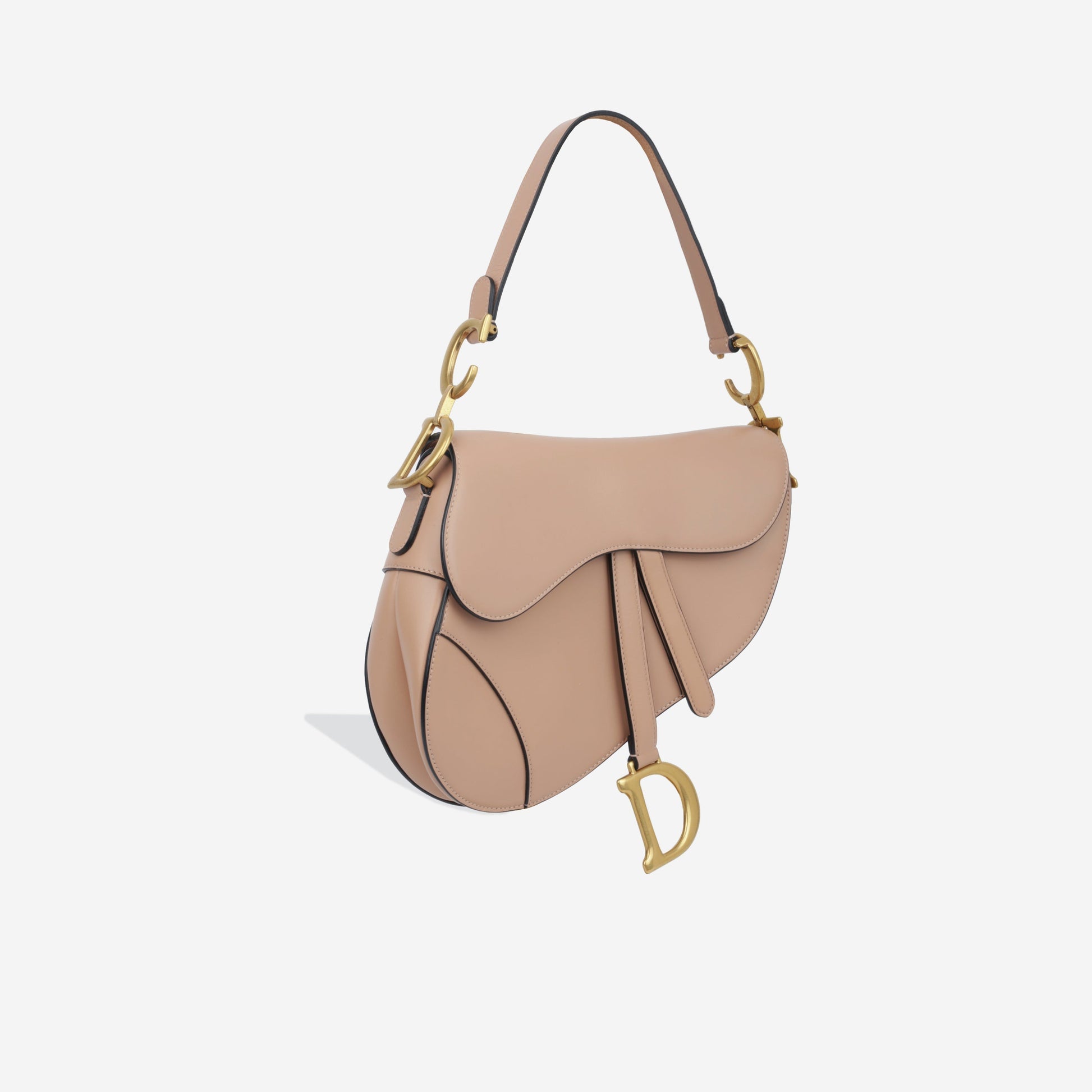 Dior Christian Saddle Bag Medium Shoulder Bag Calfskin Ghw 2019