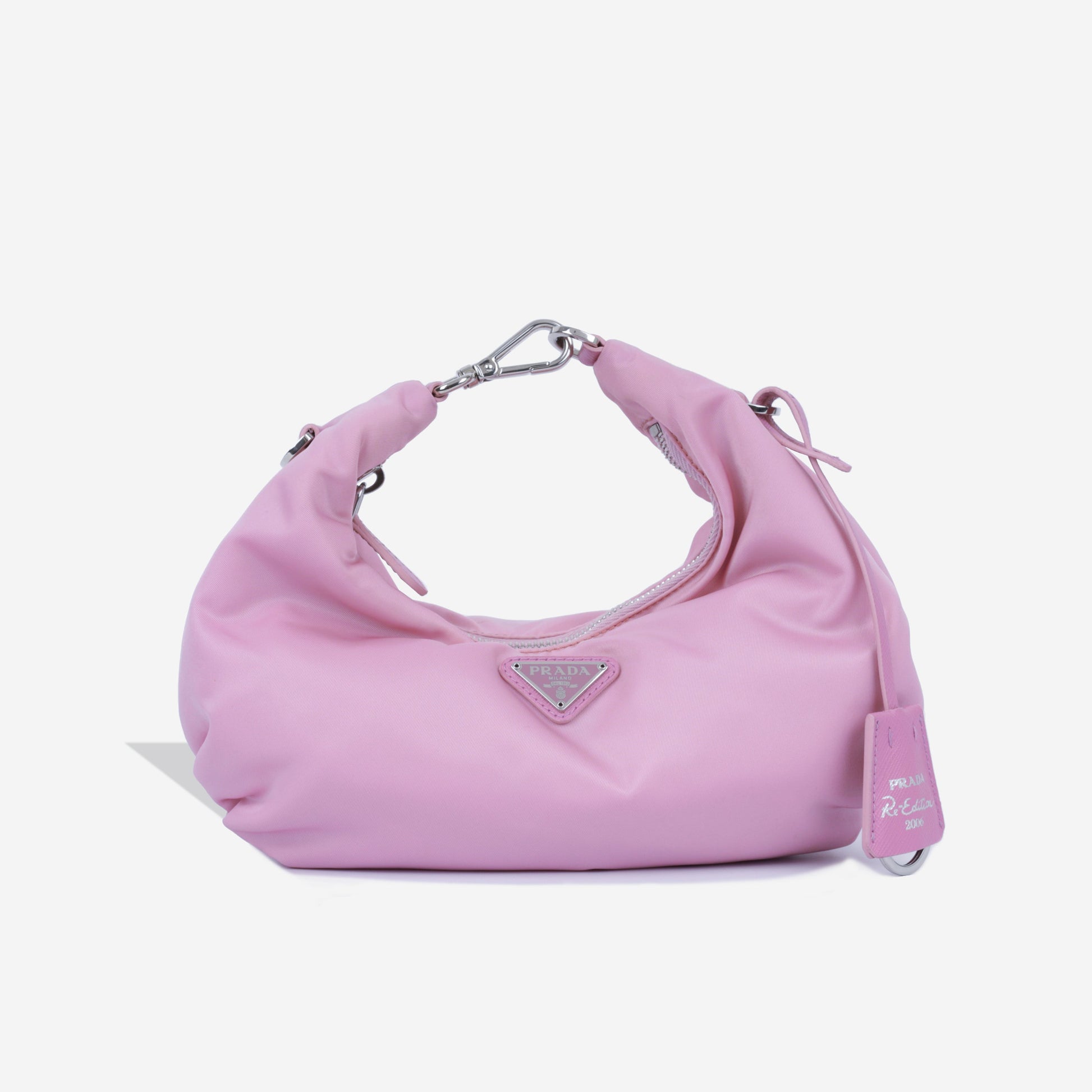 Prada Re Edition Shoulder Bag Pink Nylon Shw