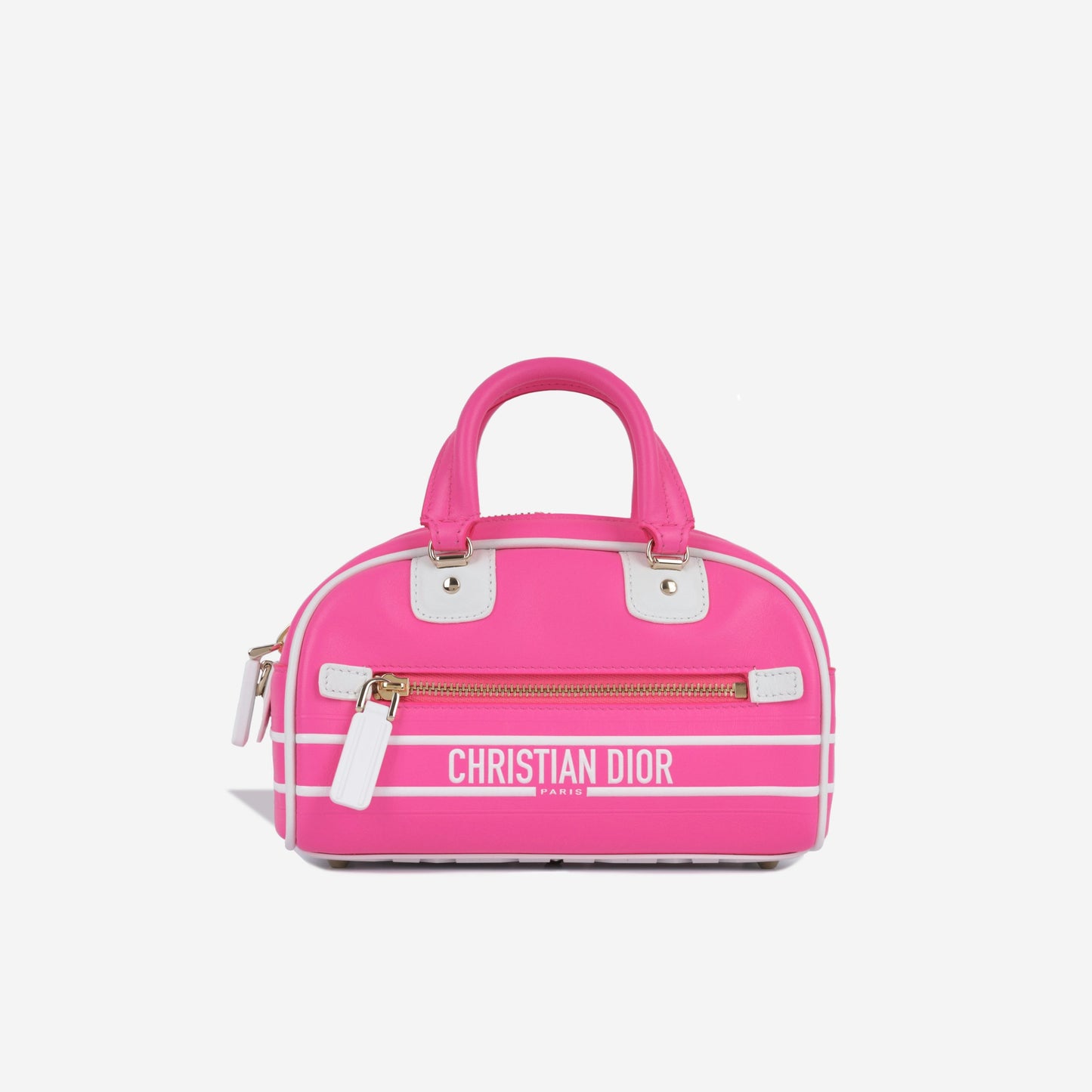 Dior Christian Vibe Bowling Crossbody Bag Micro Zip