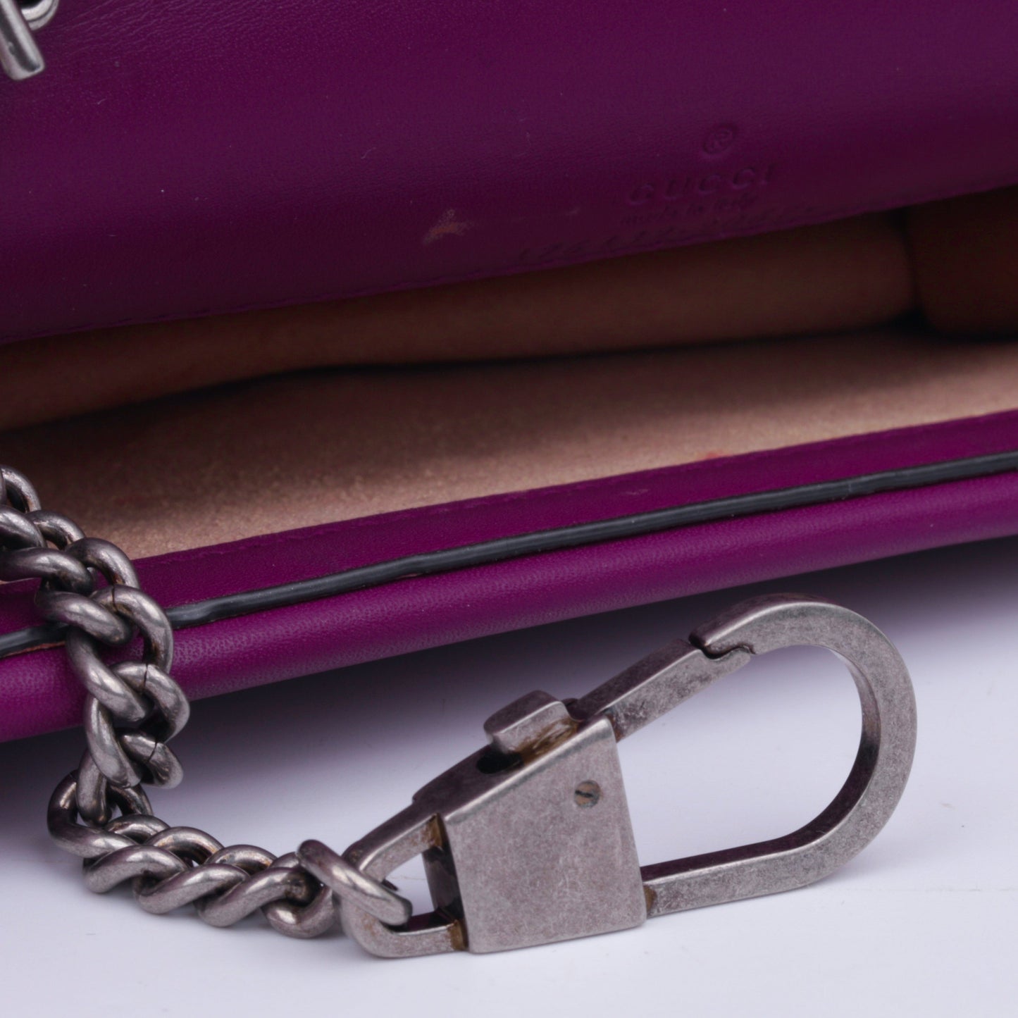Gucci Dionysus Super Crossbody Bag Mini Purple Velvet