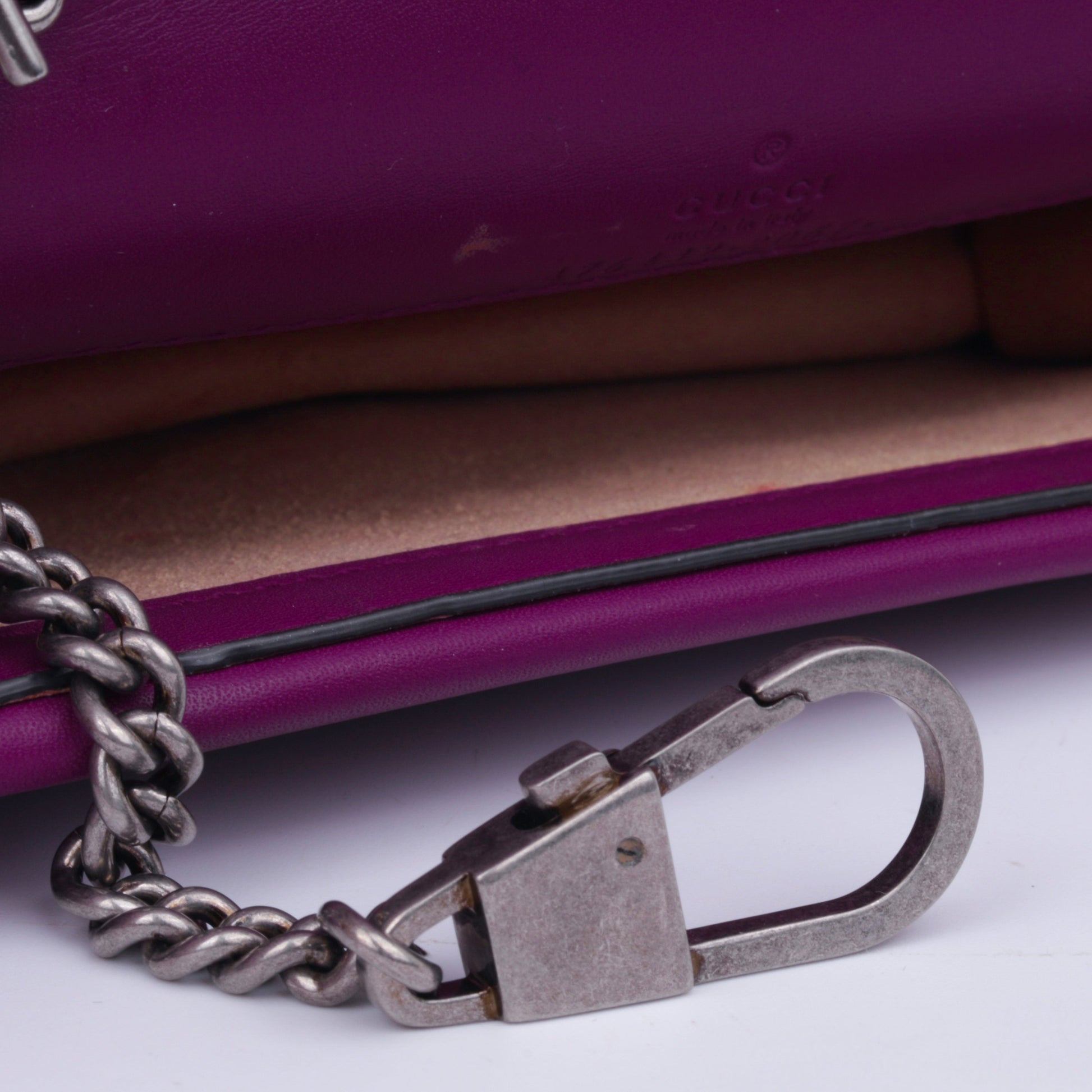 Gucci Dionysus Super Crossbody Bag Mini Purple Velvet