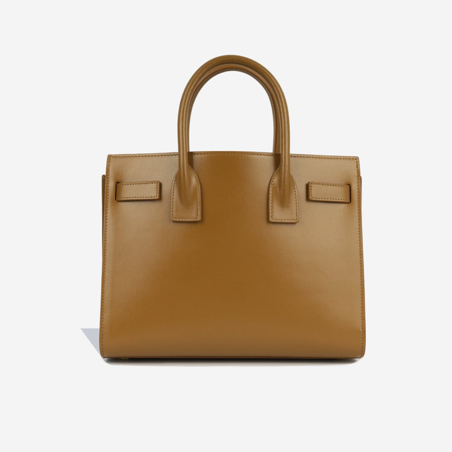 YSL Saint Laurent Sac De Jour Crossbody Bag Baby Tan Calfskin Ghw