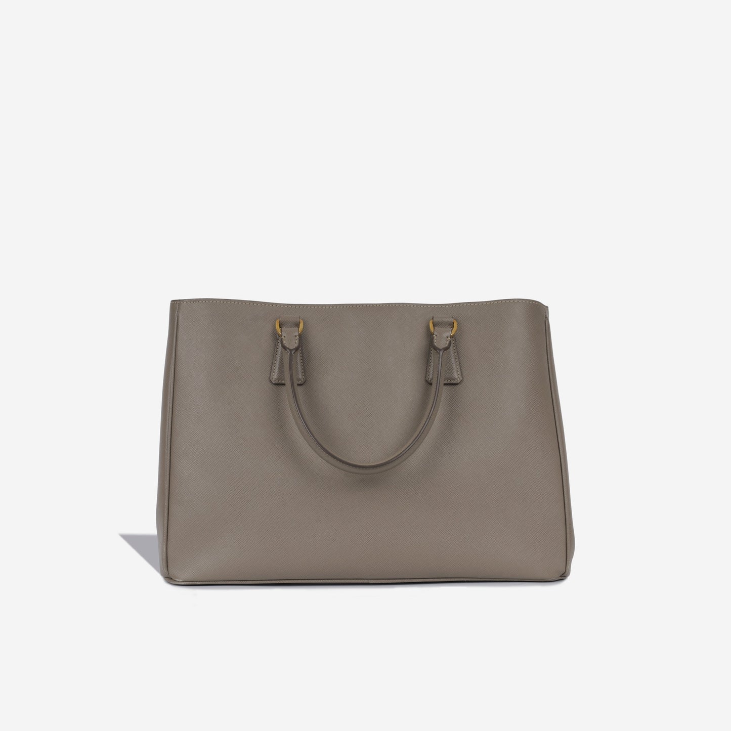 Prada Galleria Tote Bag Medium Grey Saffiano Ghw