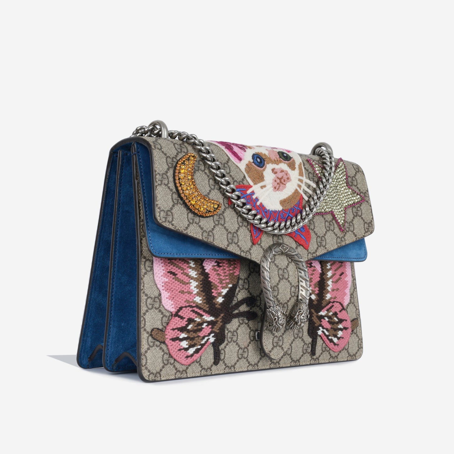Gucci Dionysus Embroidered Crossbody Bag Canvas