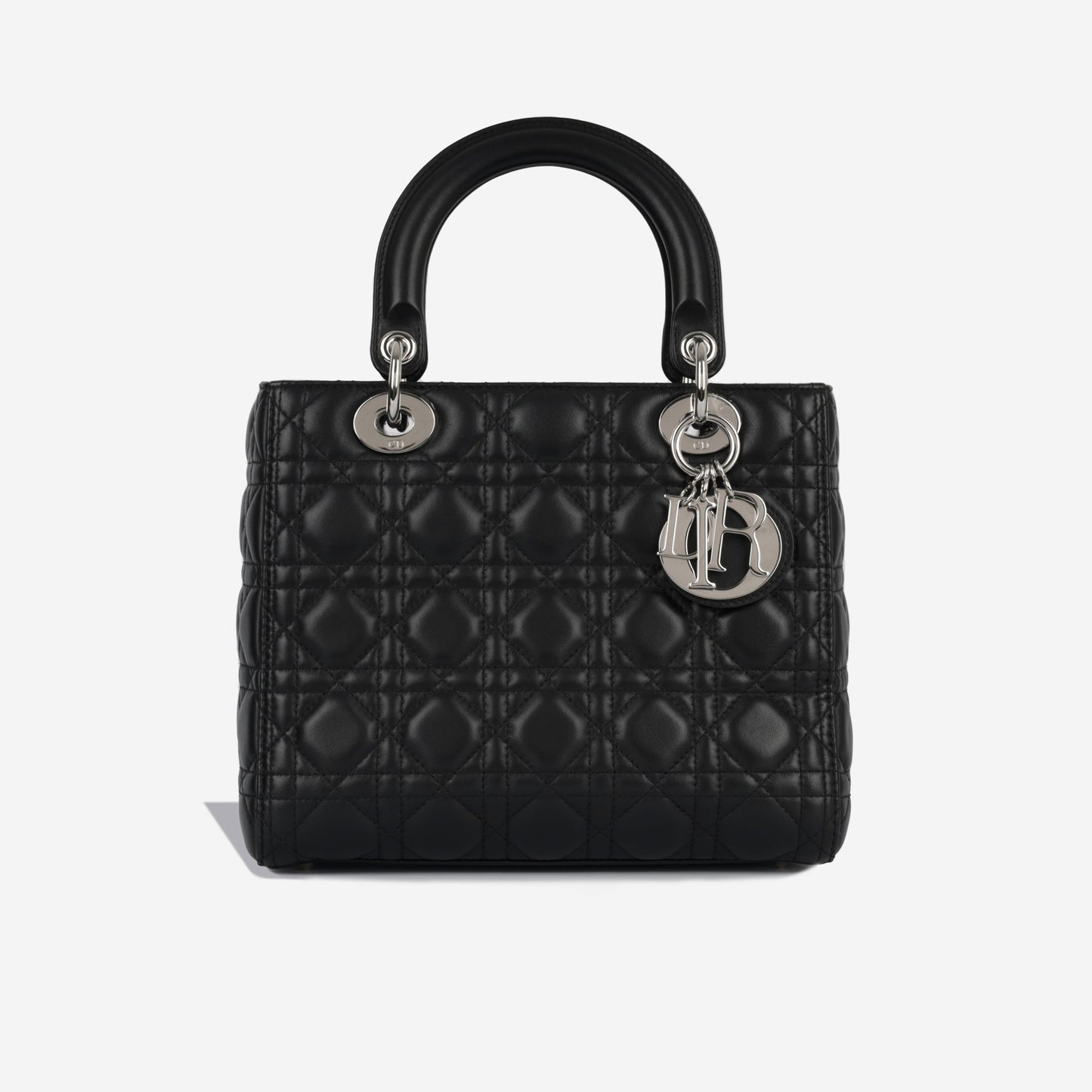 Dior Christian Lady Tote Bag Medium Lambskin Shw 2016