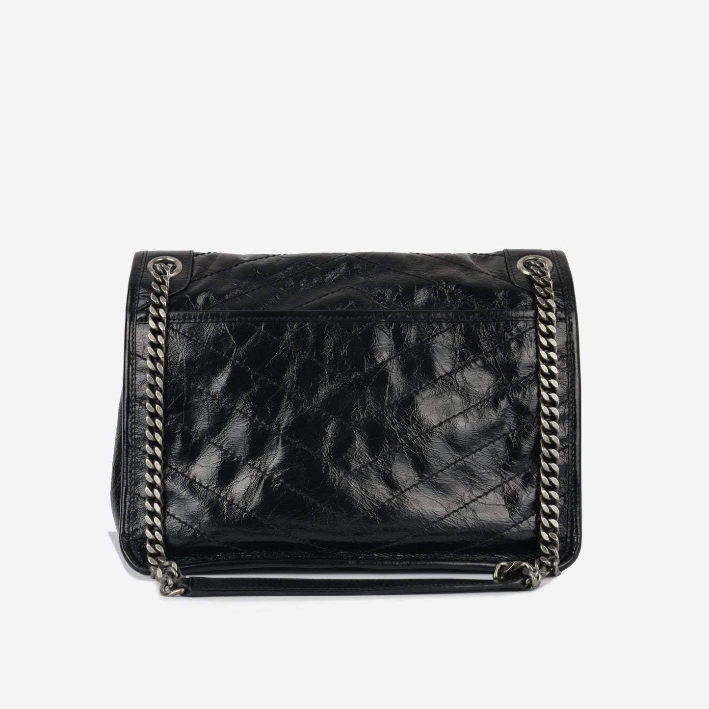 YSL Saint Laurent Niki Bag Medium Crossbody Bag Aged Calfskin Shw
