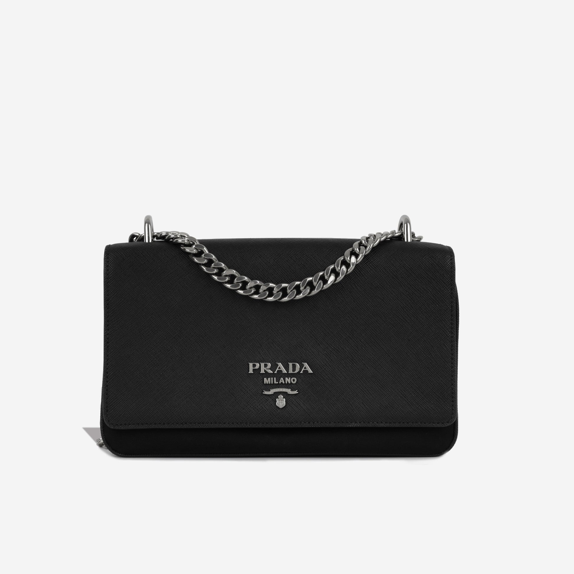 Prada Pattina Bag Flap Crossbody Bag