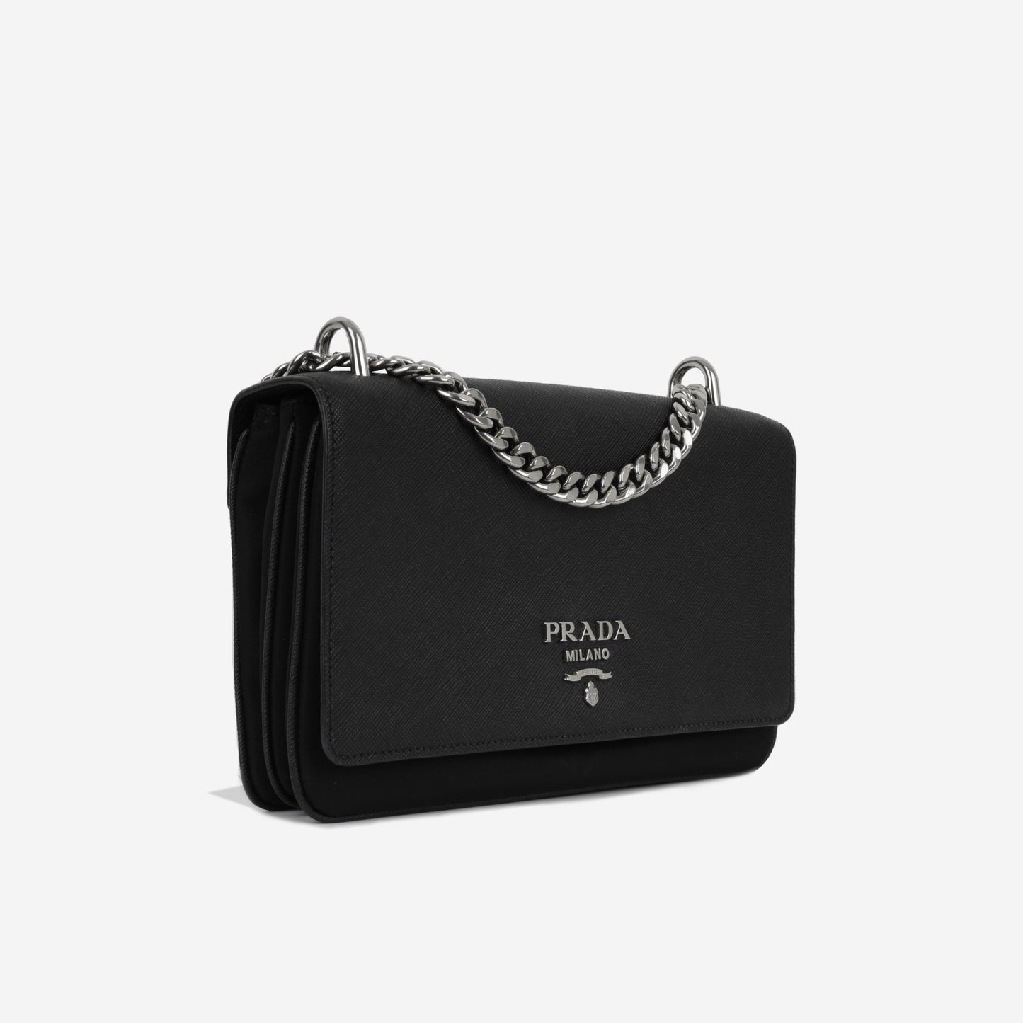 Prada Pattina Bag Flap Crossbody Bag