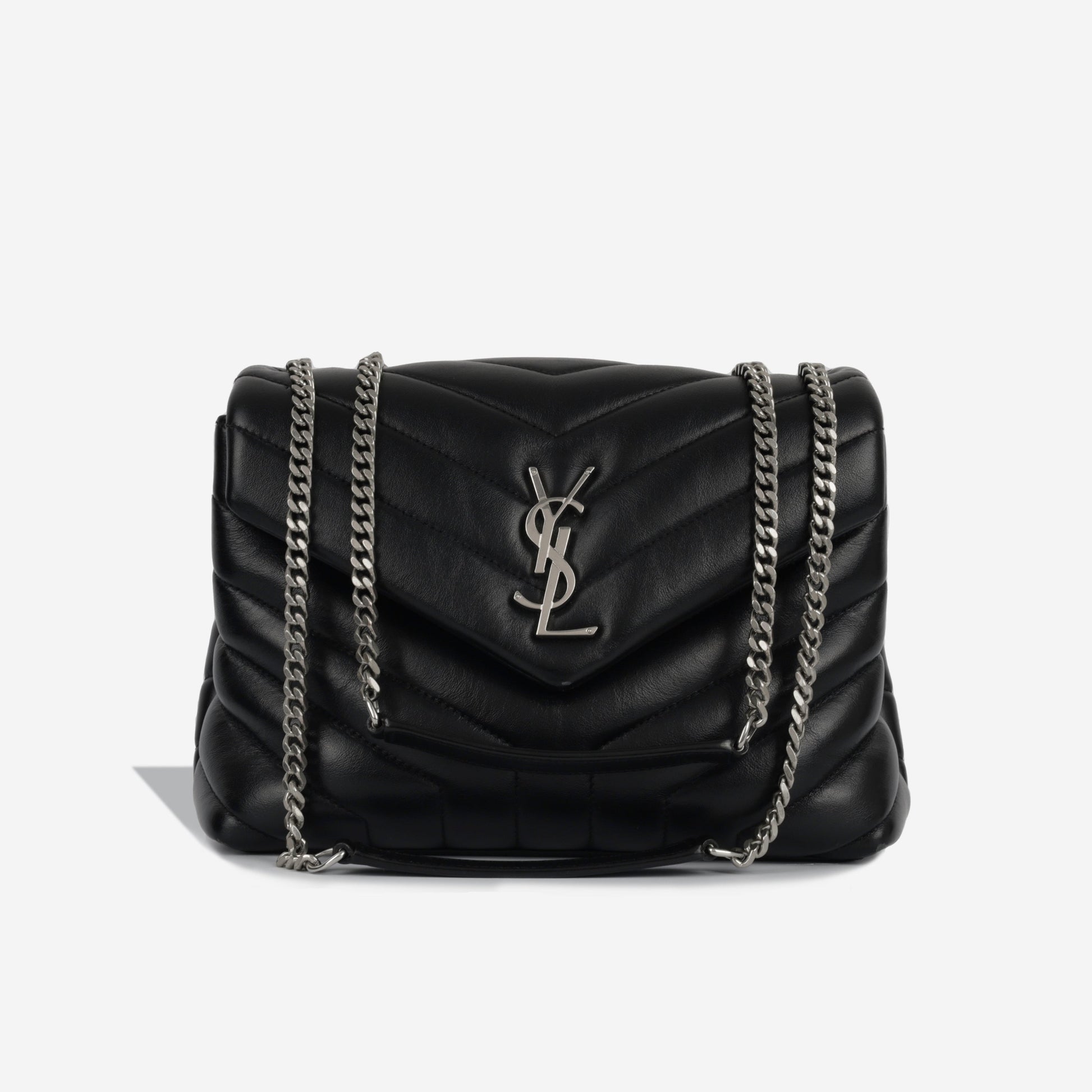 YSL Saint Laurent Lou Lou Crossbody Bag Black Small