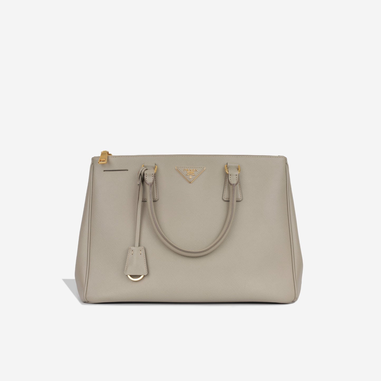 Prada Galleria Tote Bag Large Taupe Saffiano Ghw