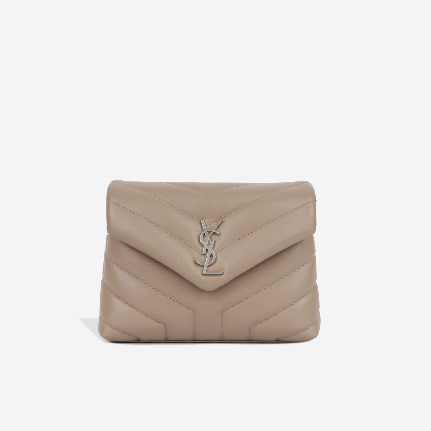 YSL Saint Laurent Loulou Bag Toy Crossbody Bag Bag Taupe Shw