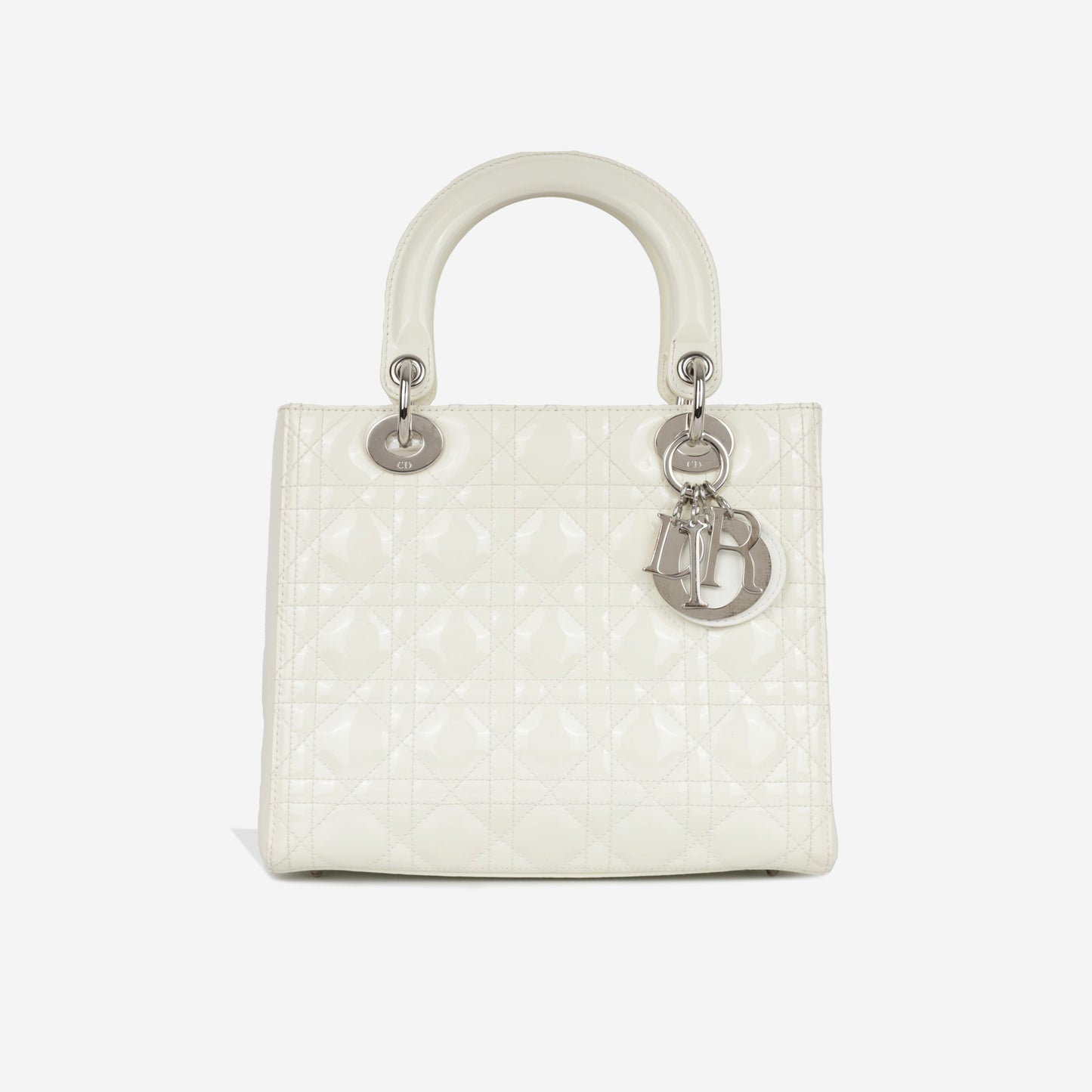 Dior Christian Lady Tote Bag Medium Patent Shw 2009
