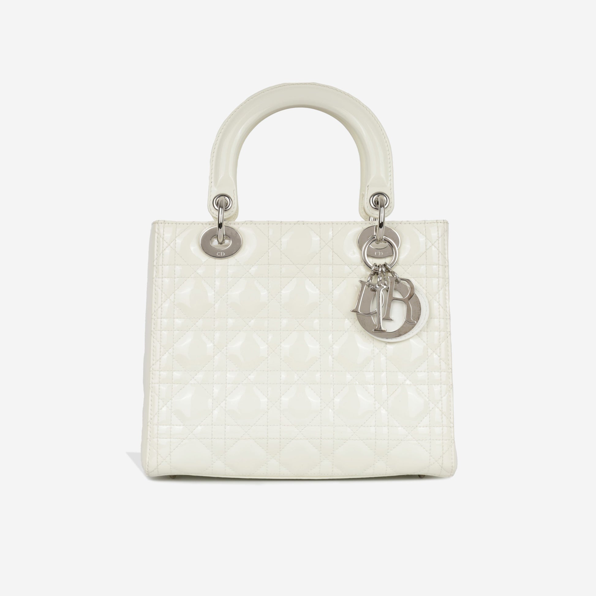 Dior Christian Lady Tote Bag Medium Patent Shw 2009