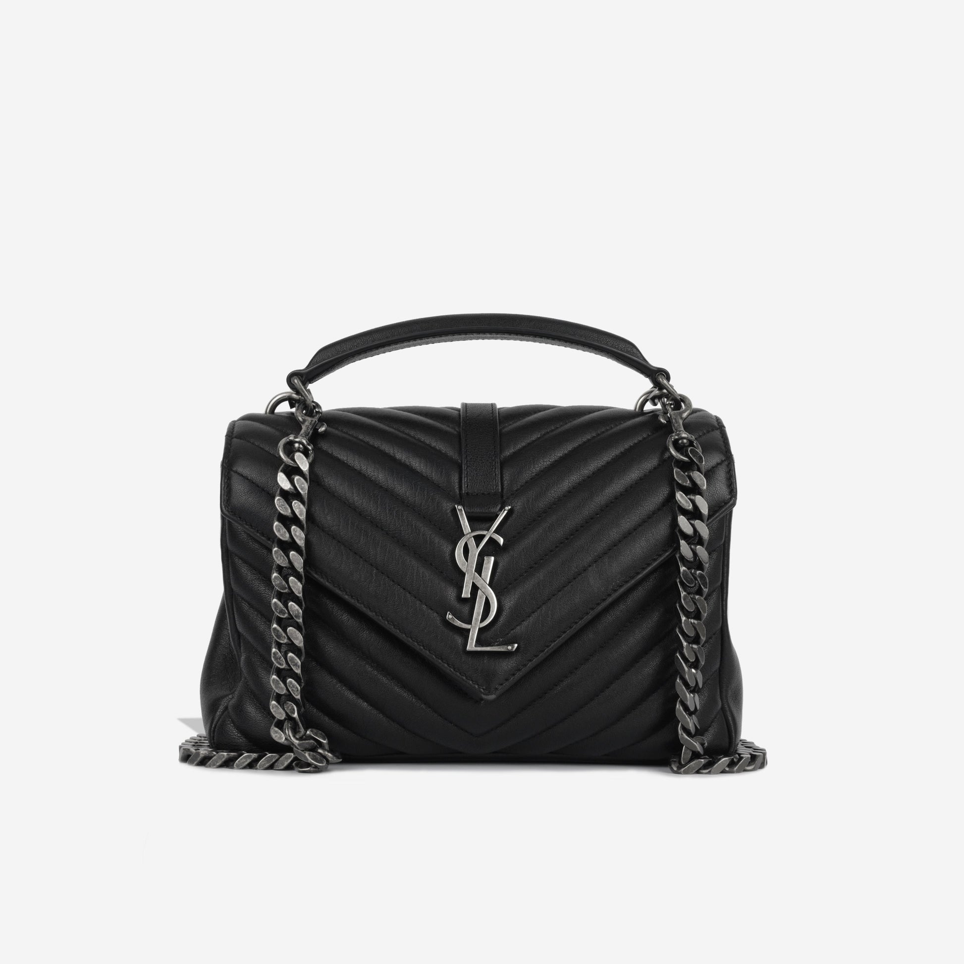 YSL Saint Laurent College Bag Medium Chain Crossbody Bag