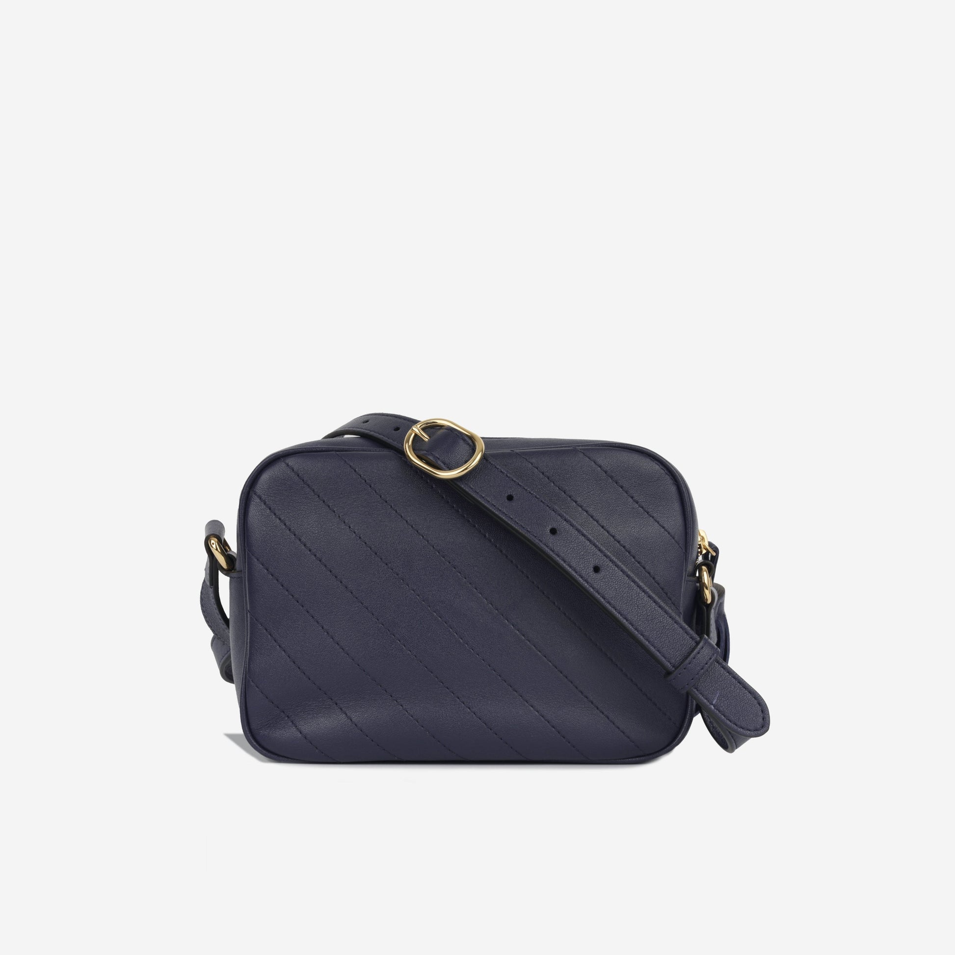 Gucci Blondie Camera Case Navy Calfskin Crossbody Bag