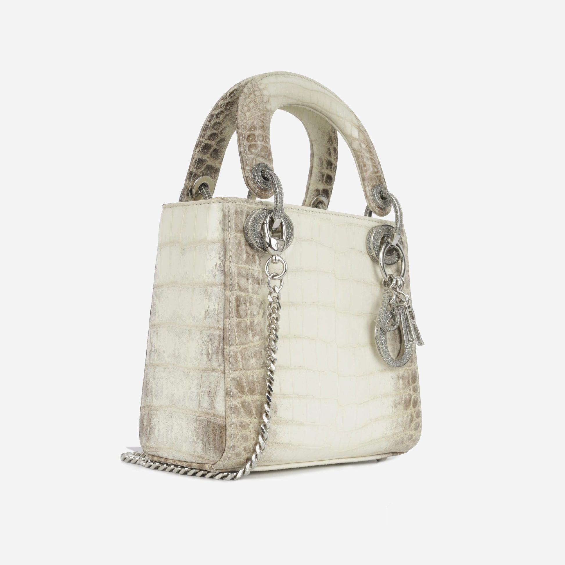 Dior Christian Lady Himalaya Crocodile Niloticus Crossbody Bag Mini