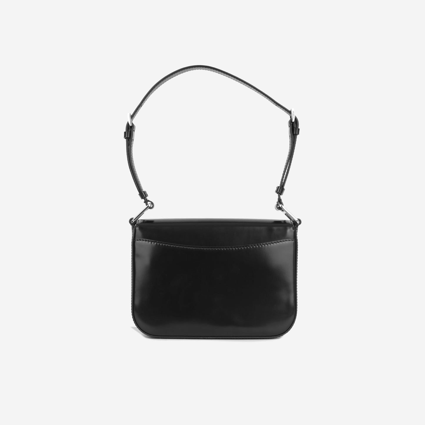 Prada Brushed Shoulder Bag Leather