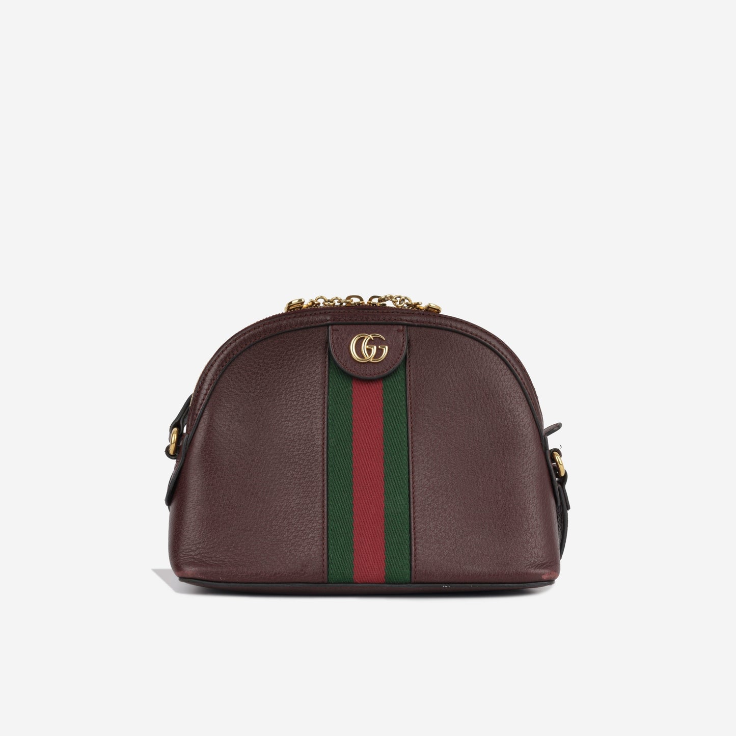 Gucci Ophidia Burgundy Dome Shoulder Bag Crossbody Bag