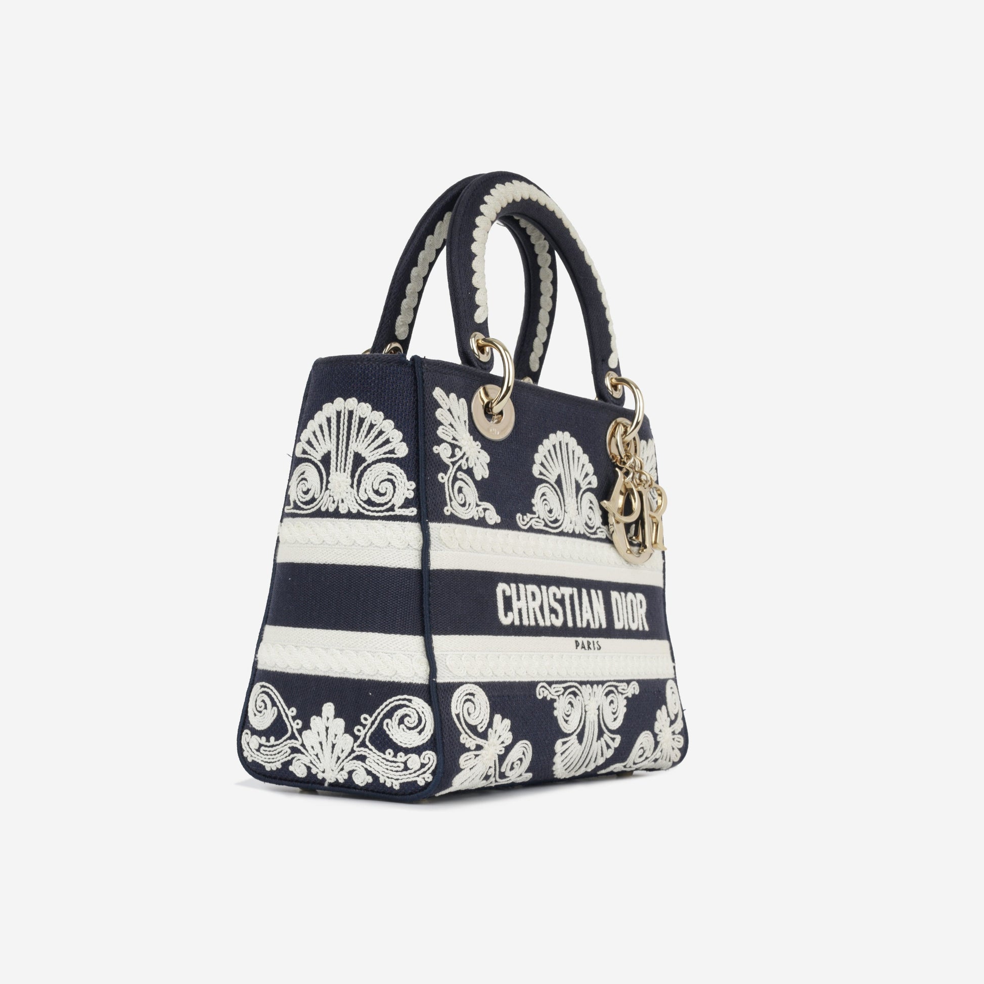 Dior Christian Lady Lite Tote Bag Medium