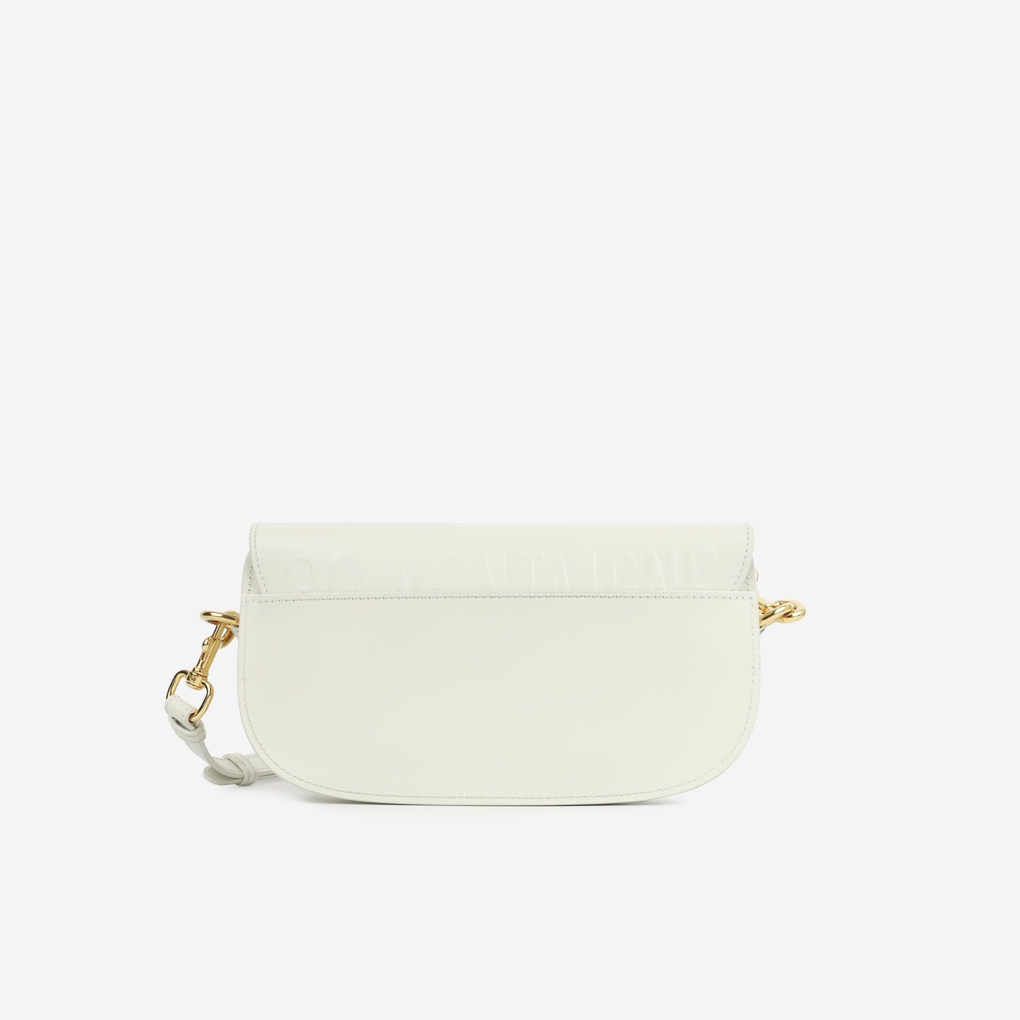 Dior Christian Bobby East West Calfskin Tote Bag White