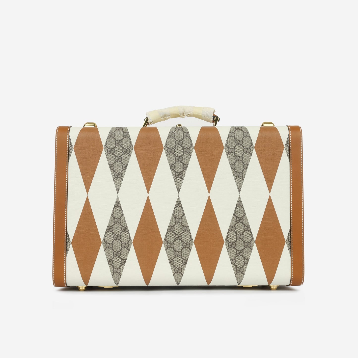 Gucci Savoy Trunk Rhombus Shoulder Bag Canvas Medium