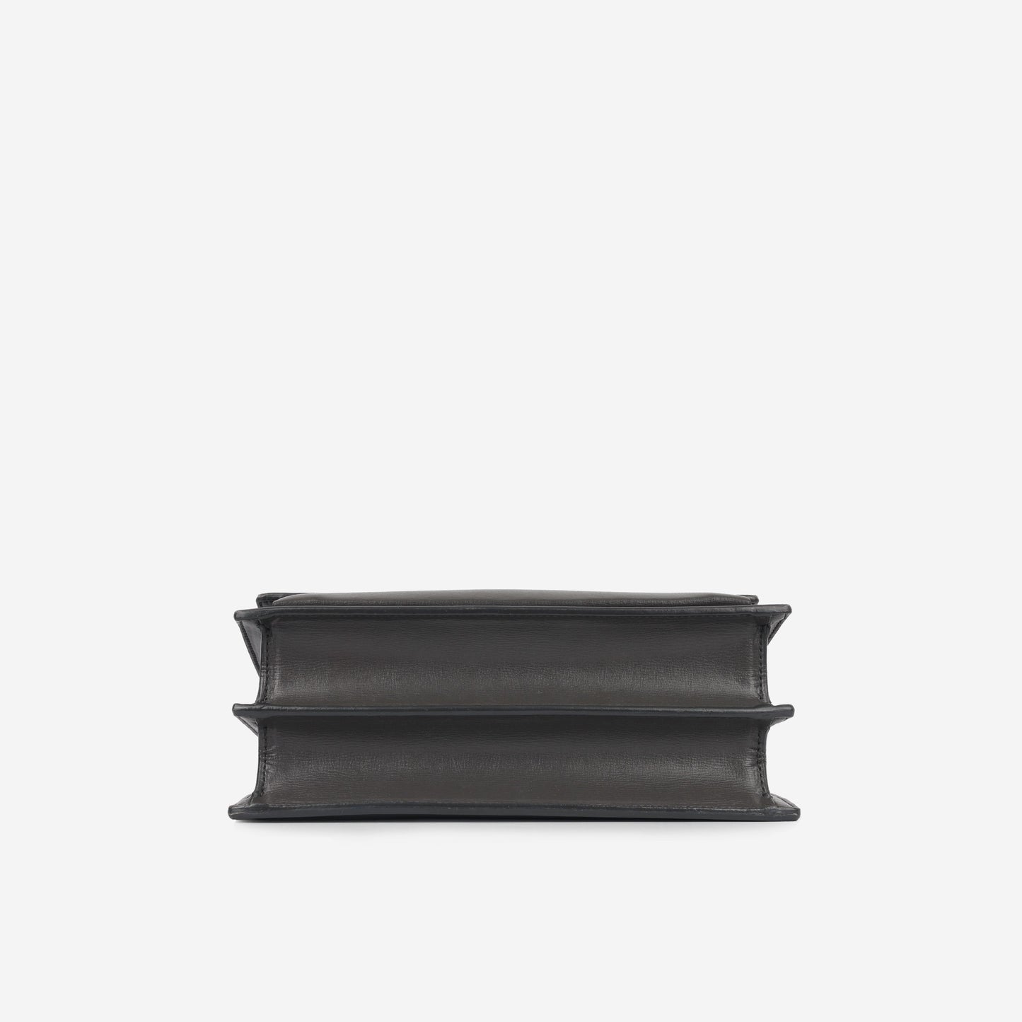 YSL Saint Laurent Sunset Crossbody Bag Medium Grey Calfskin Shw