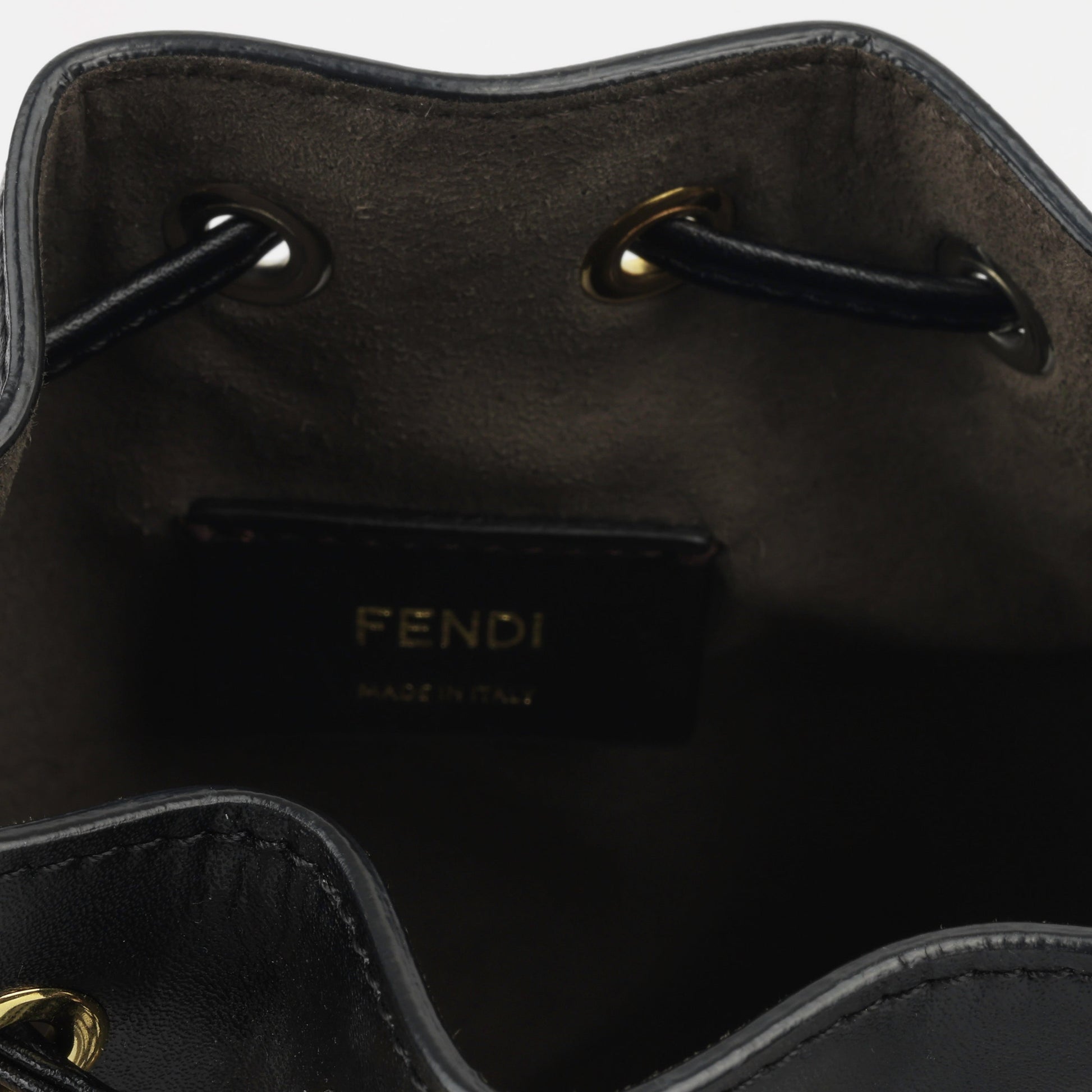 Fendi Mon Tresor Bag Mini Bucket Shoulder Bag With Ffstuds Mhw