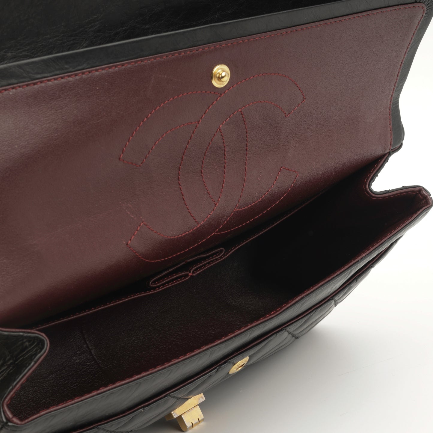 Chanel Chanel - 2.55 Reissue Flap Bag - 226 - Black Aged Calfskin GHW - -2011