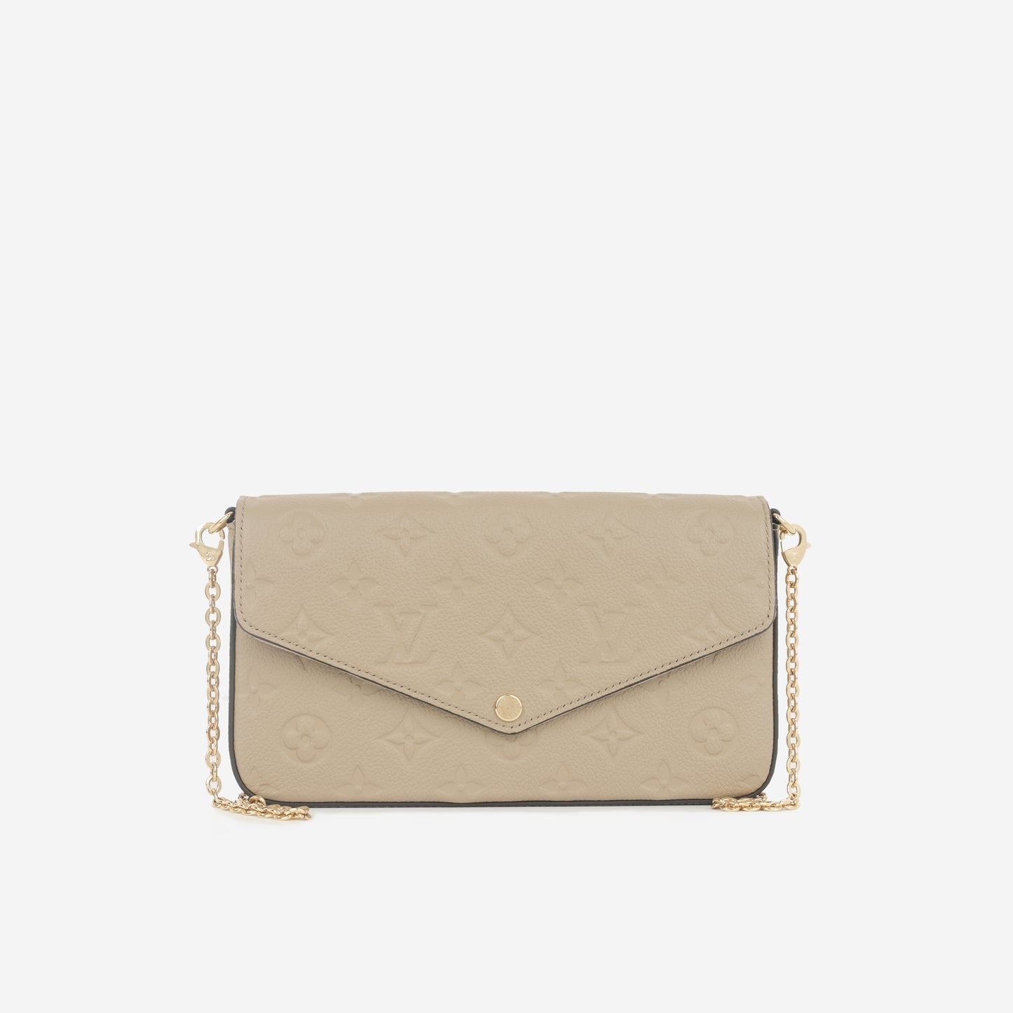 Louis Vuitton Louis Vuitton - Pochette Félicie - Dune Empreinte GHW -