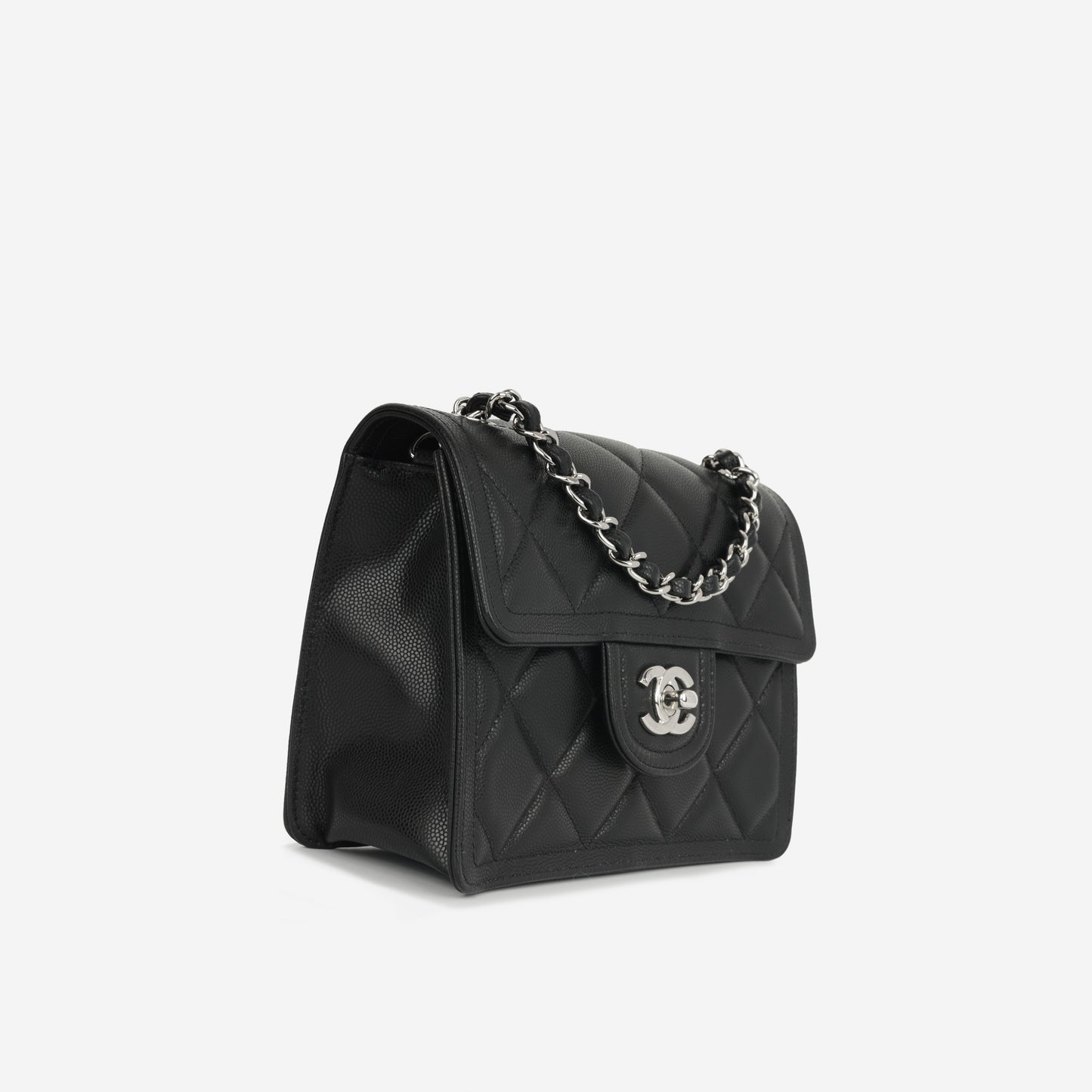 Chanel Chanel -23s Seasonal Mini Flap - Black Caviar SHW - Pristine