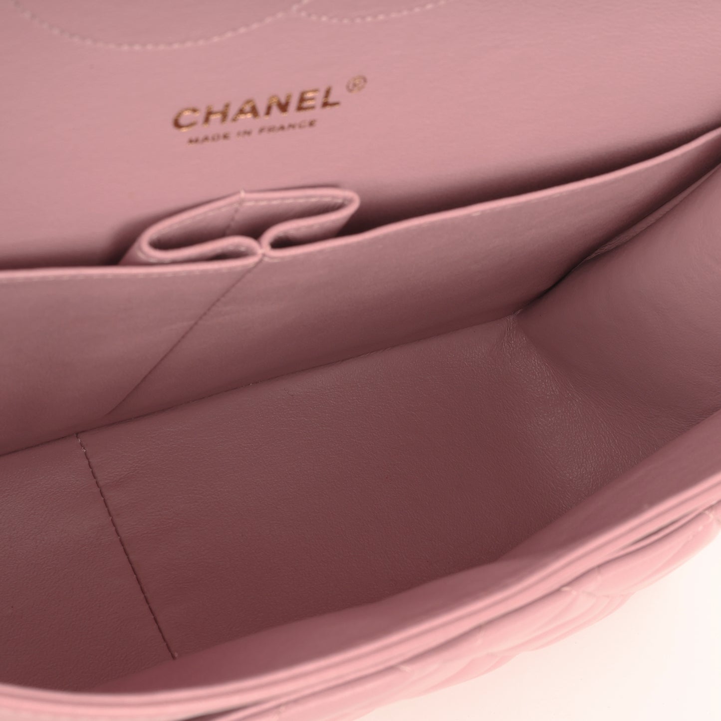 Chanel Classic Flap Bag Jumbo Mauve Lambskin CGHW