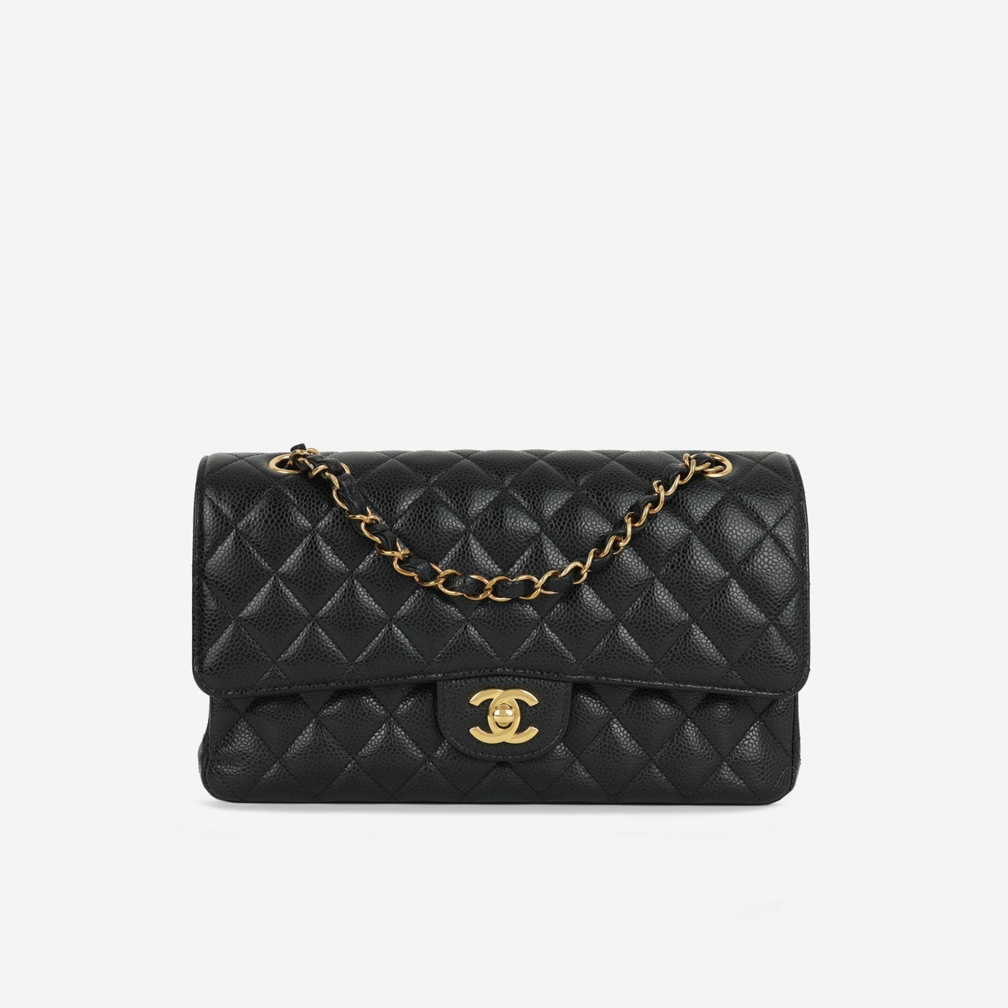 Chanel - Medium Classic Flap - Black Caviar GHW - 2022 -