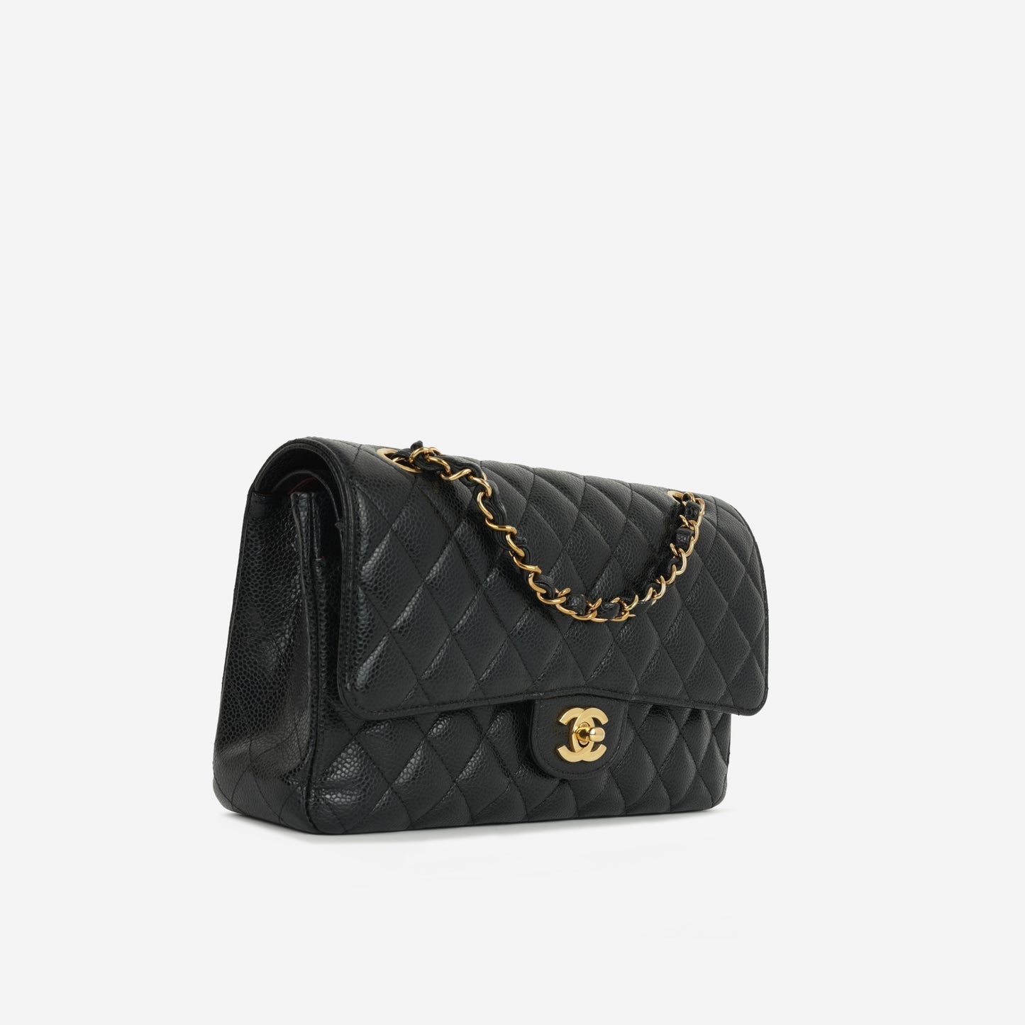 Chanel - Medium Classic Flap - Black Caviar GHW - 2022 -